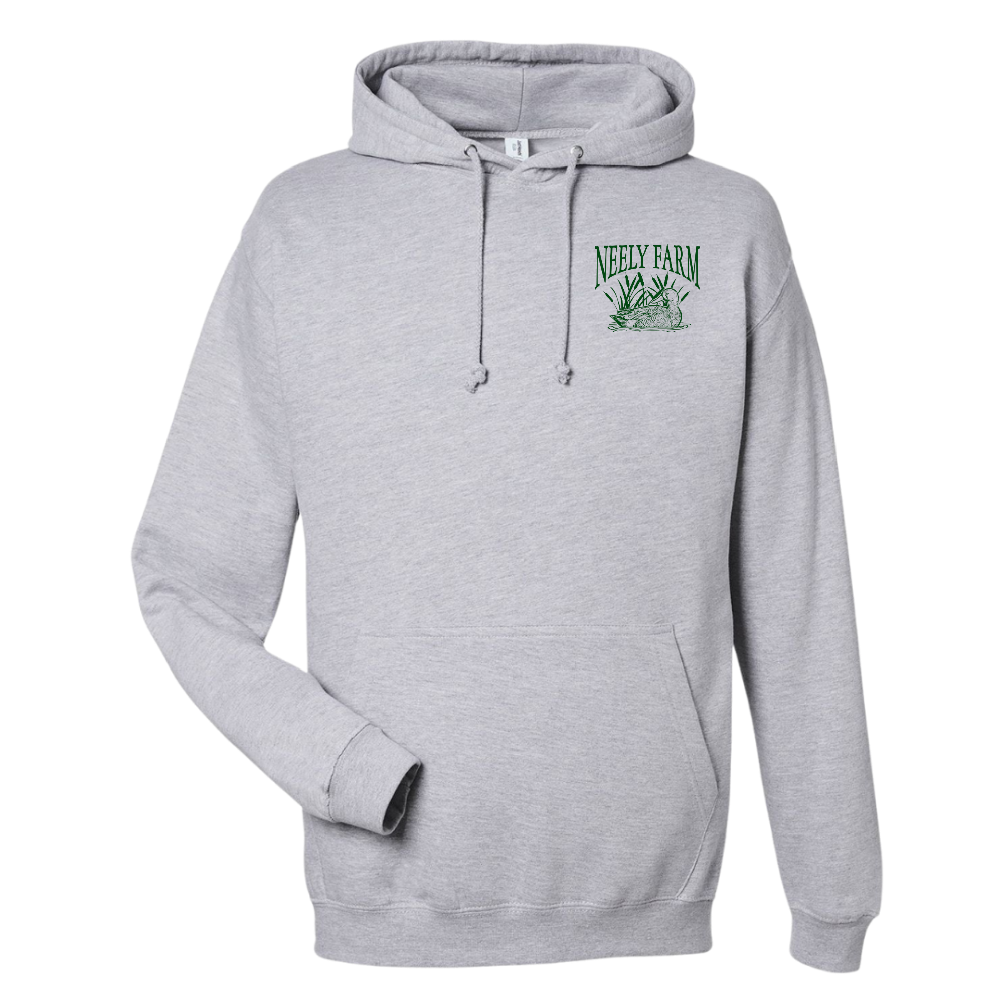 Medium Weight Unisex Hooded Sweatshirt Double Logo (Customized) - Neely Farm