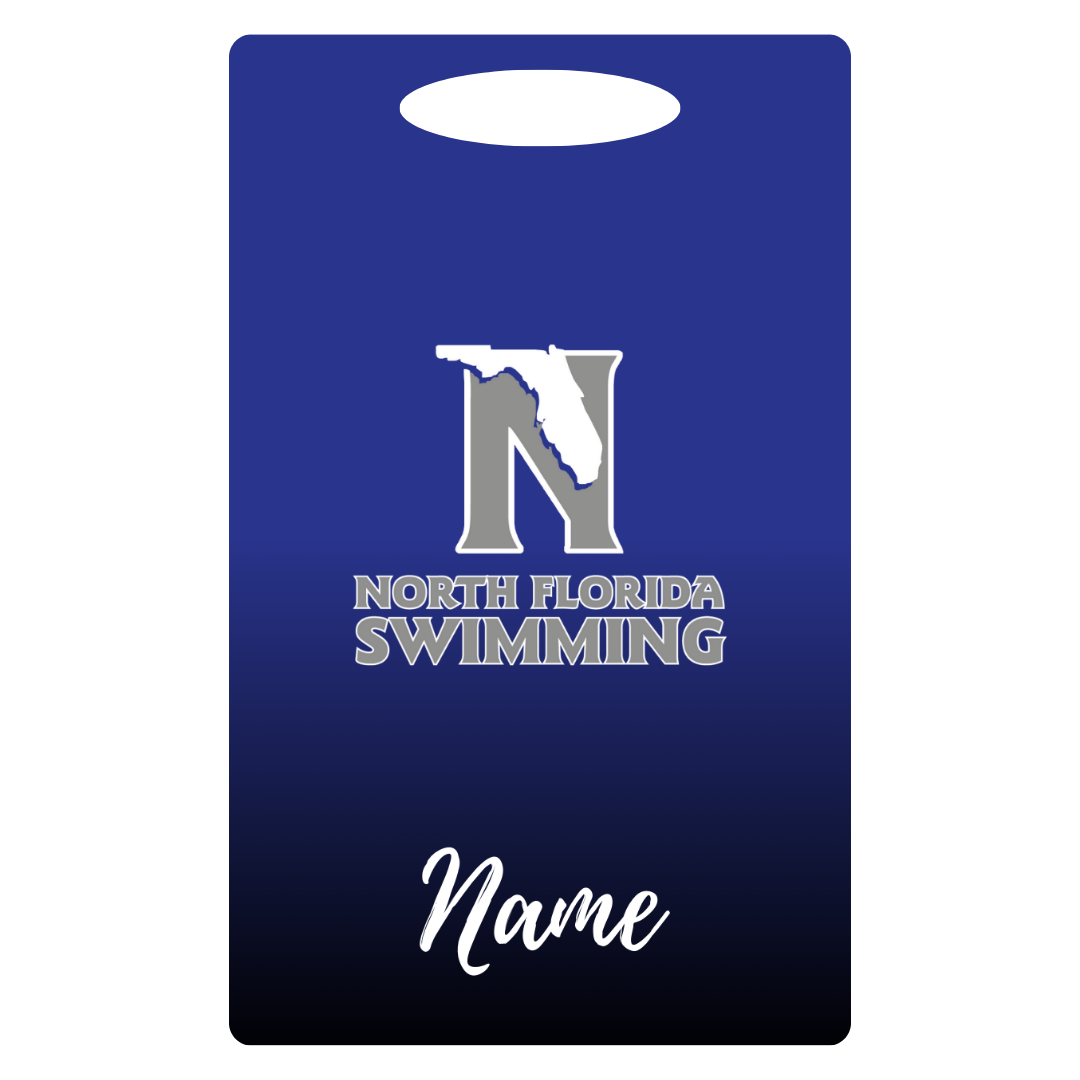 Aluminum Bag Tag (Customized) - North Florida Swimming