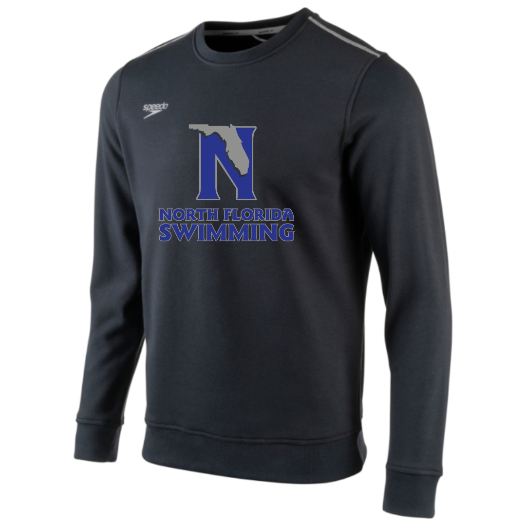 Speedo Fleece Crew Neck Sweatshirt (Customized) - North Florida Swimming