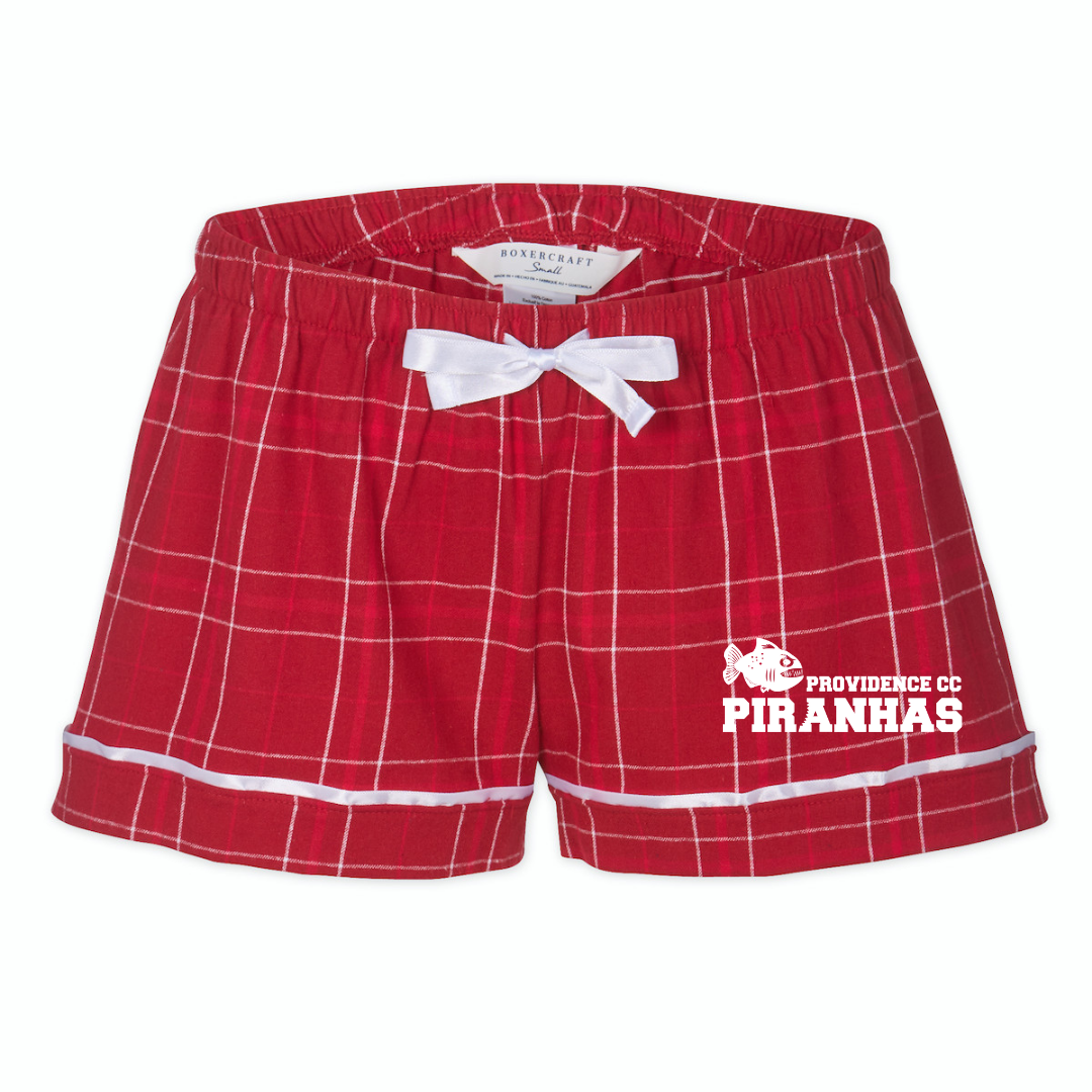 Boxercraft Women's Flannel Short (Heat Press) - Providence CC