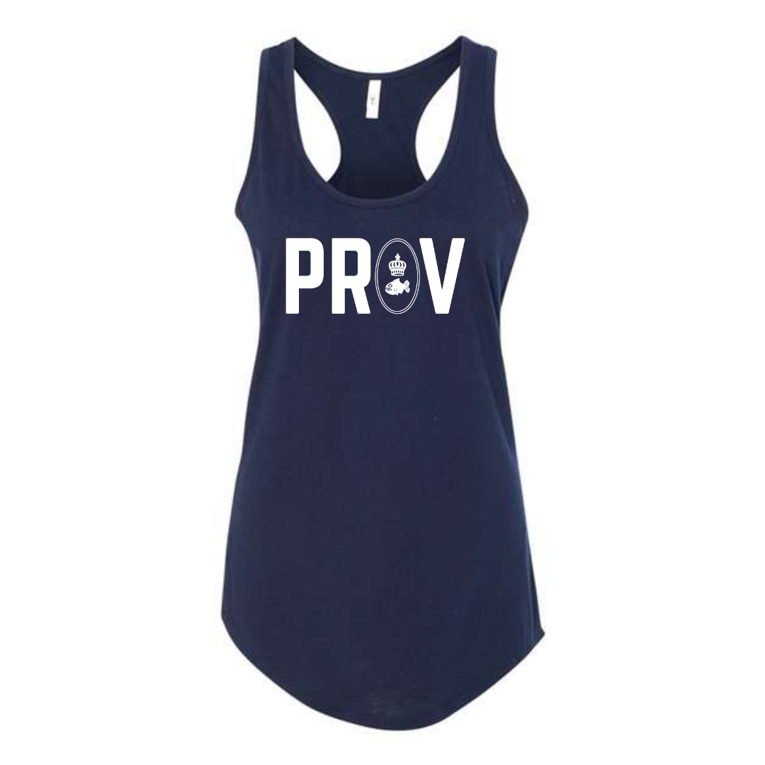 Ladies' Racerback Tank - PROV Logo (Heat Press) - Providence CC