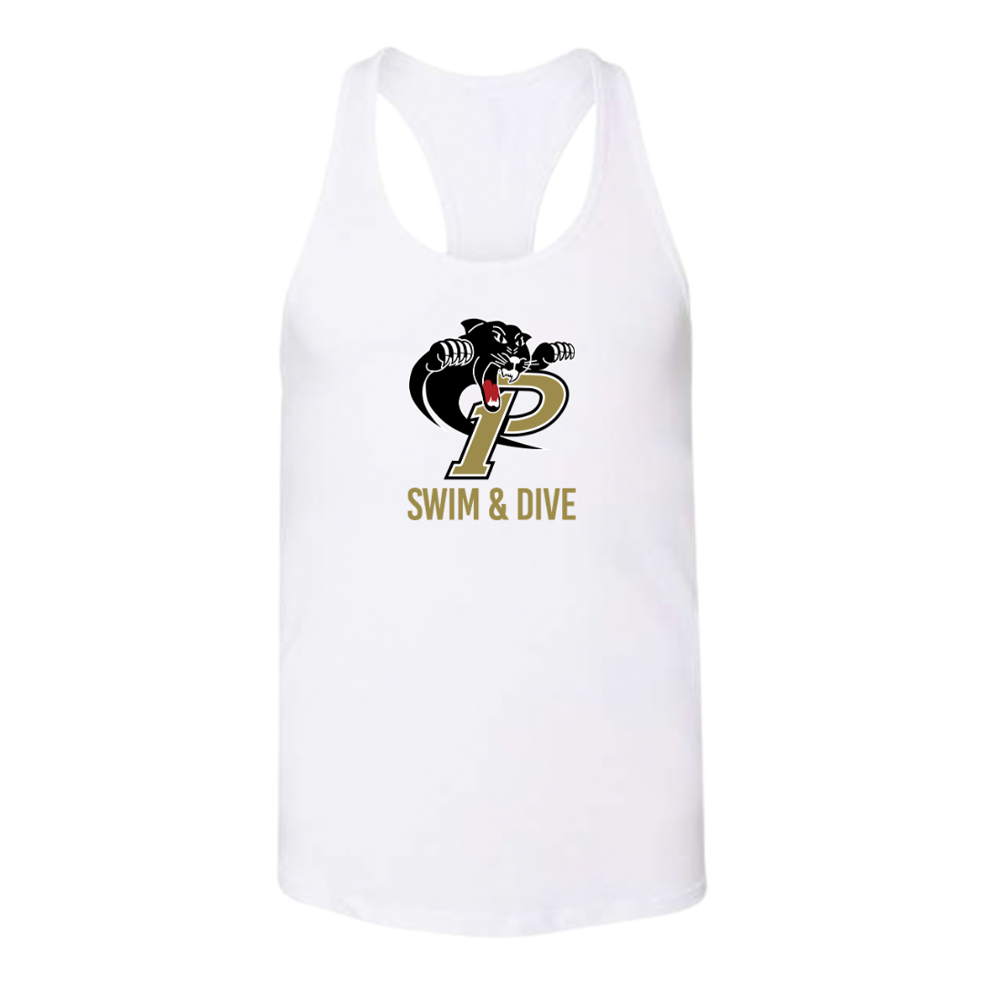 Panthers Ladies' Racerback Tank (Customized) - Providence HS