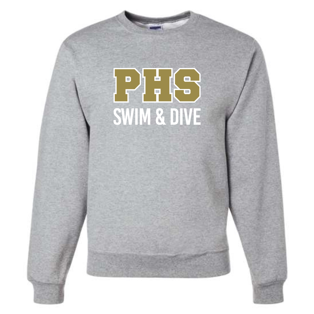 PHS Fleece Crew Neck Sweatshirt (Customized) - Providence HS