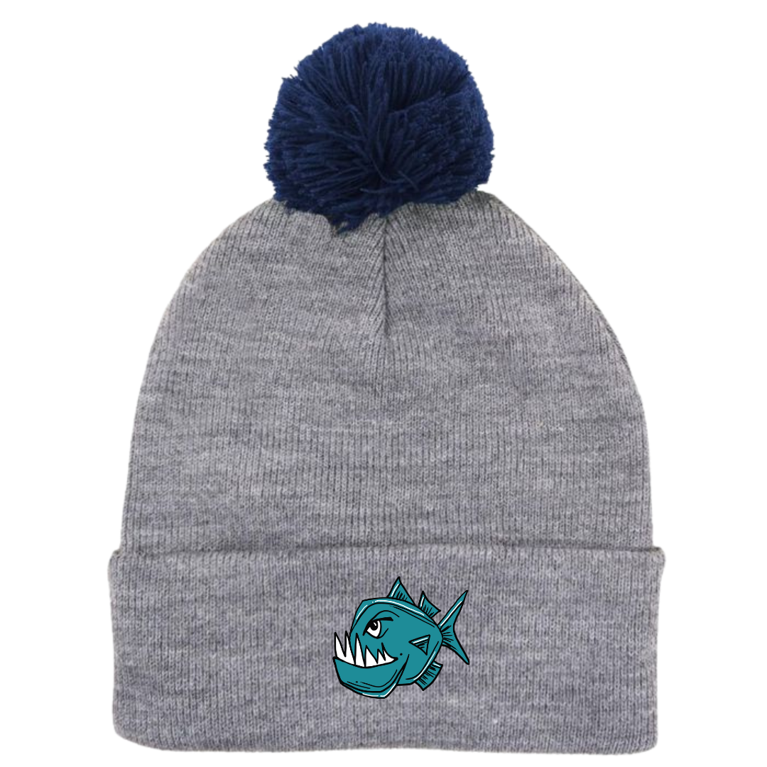 Puff Ball Beanie (Customized) - Park Bridge