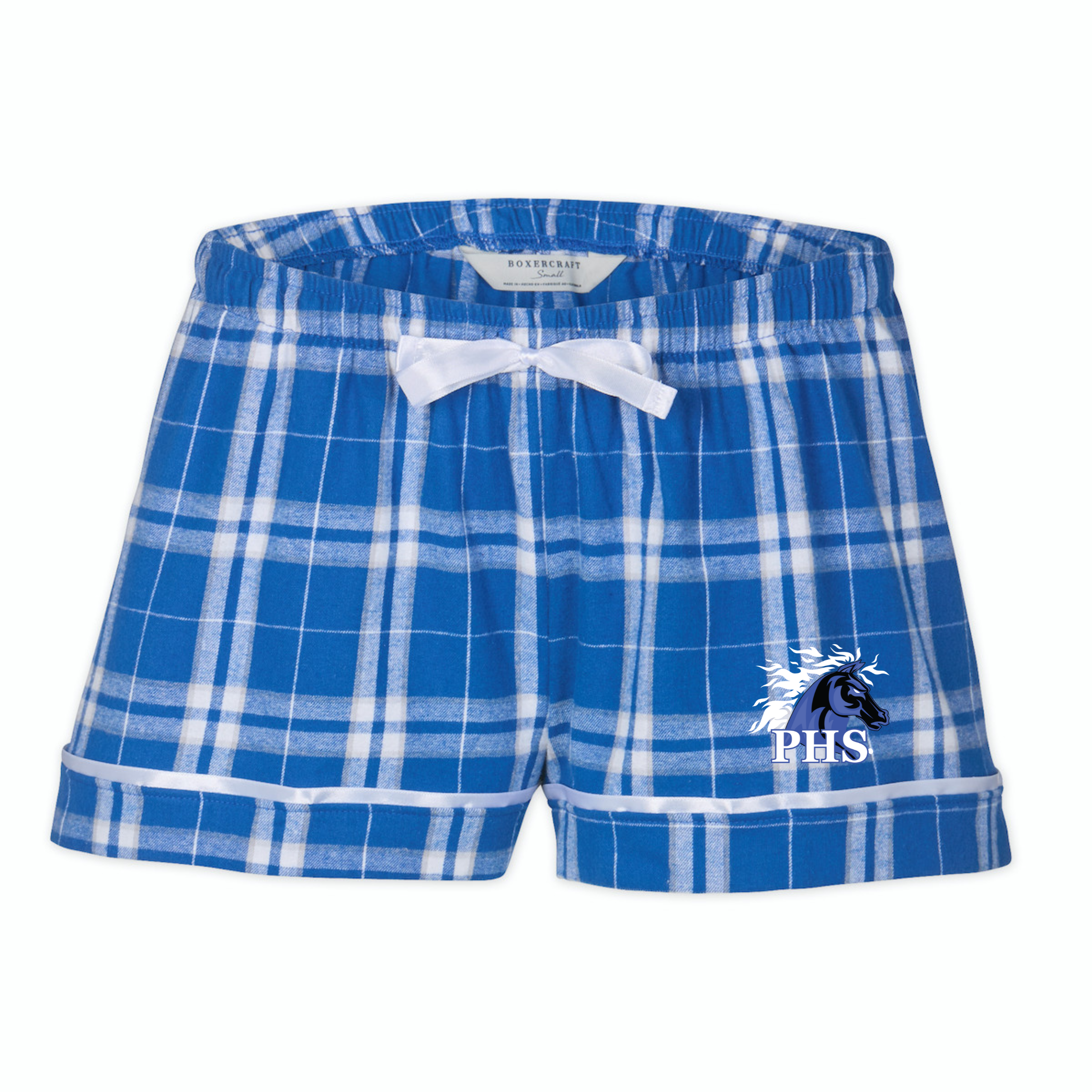 Boxercraft Women's Flannel Short (Customized) - Patel High School