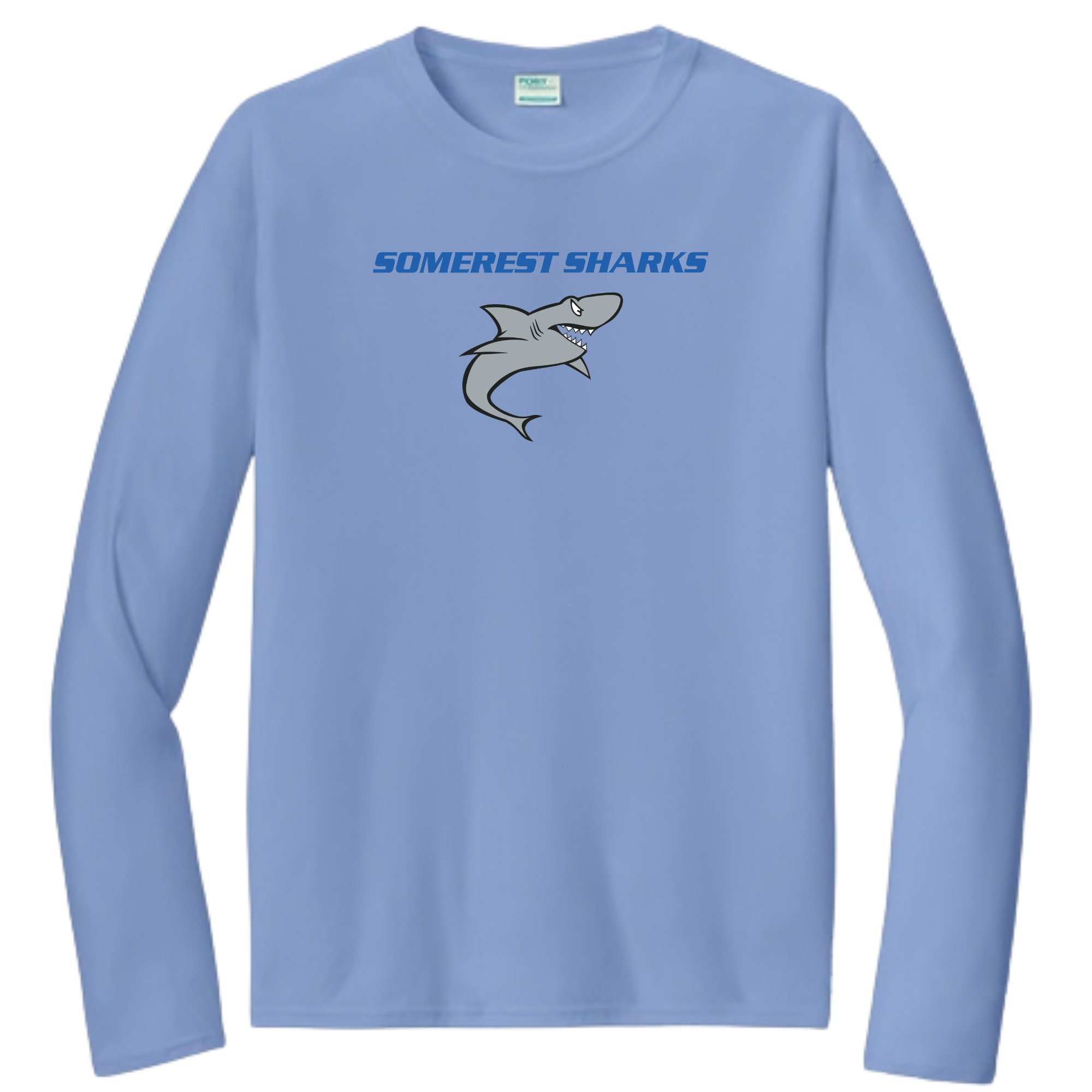 Performance Long-Sleeve Tee (Customized) - Somerset Sharks