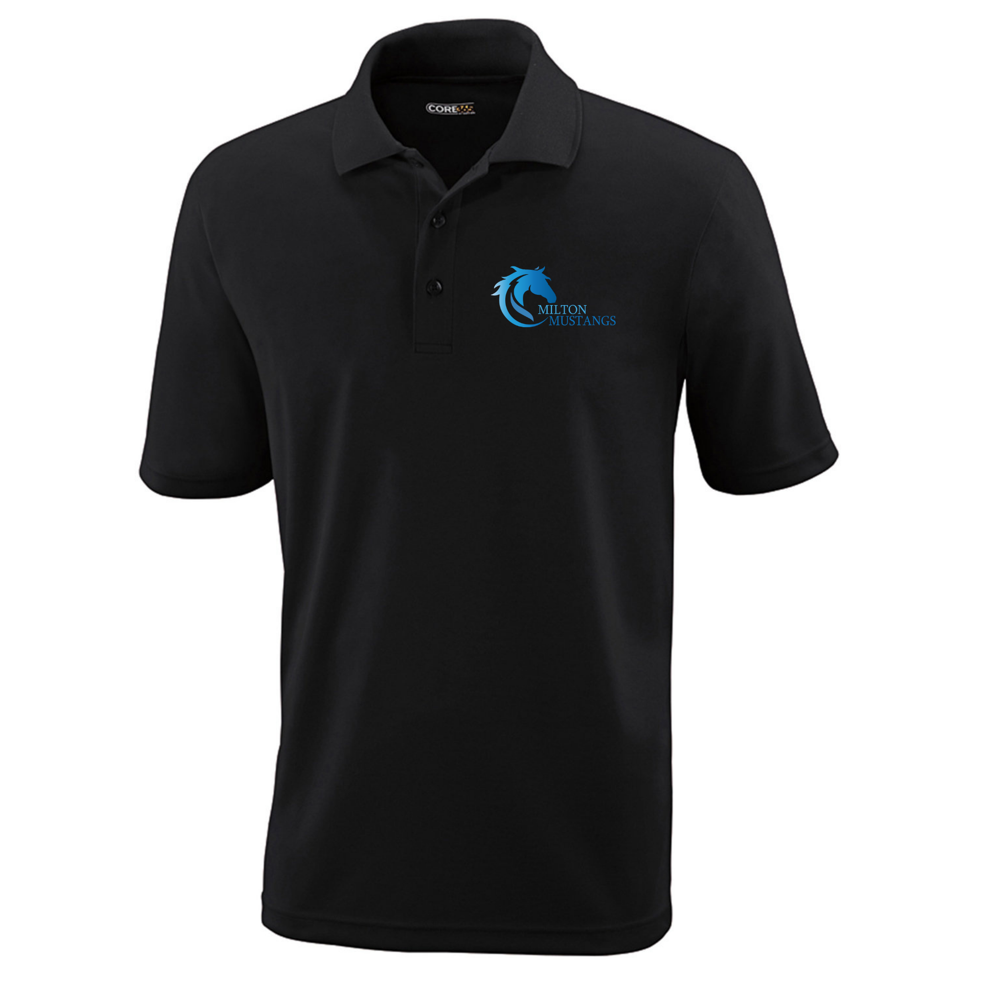 Performance Polo (Heat Press) - Milton Mustangs