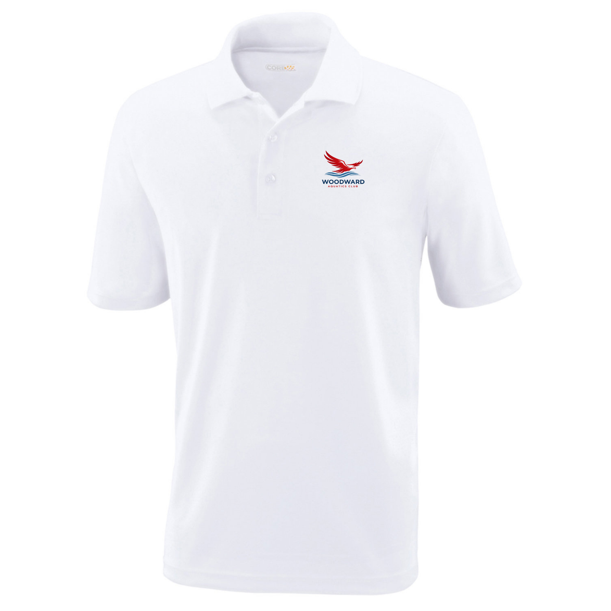 Performance Polo (Heat Press) - Woodward Aquatics Club