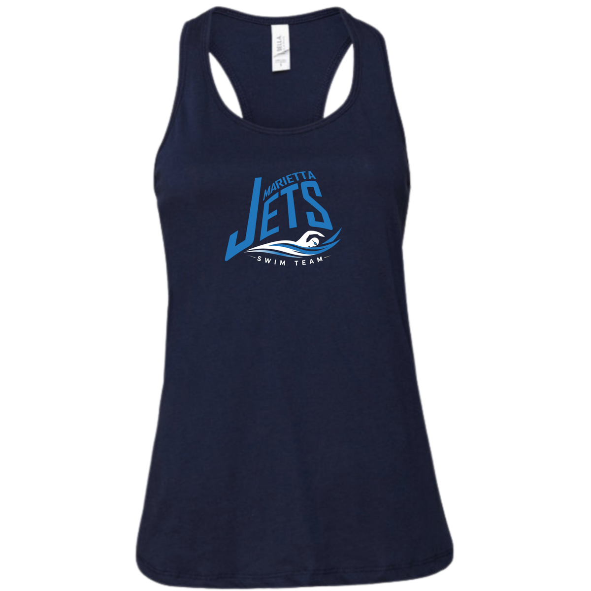 Ladies' Racerback Tank (Customized) - Marietta Jets