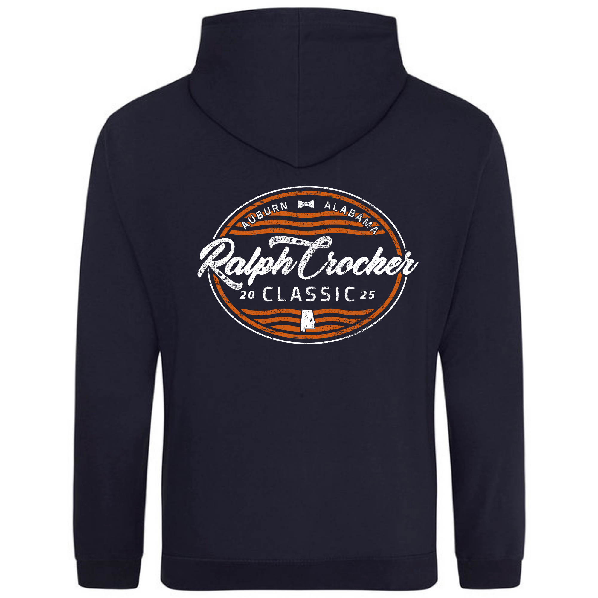 Medium Weight Unisex Hooded Sweatshirt Double Logo (Customized) - Ralph Crocker Classic 2025