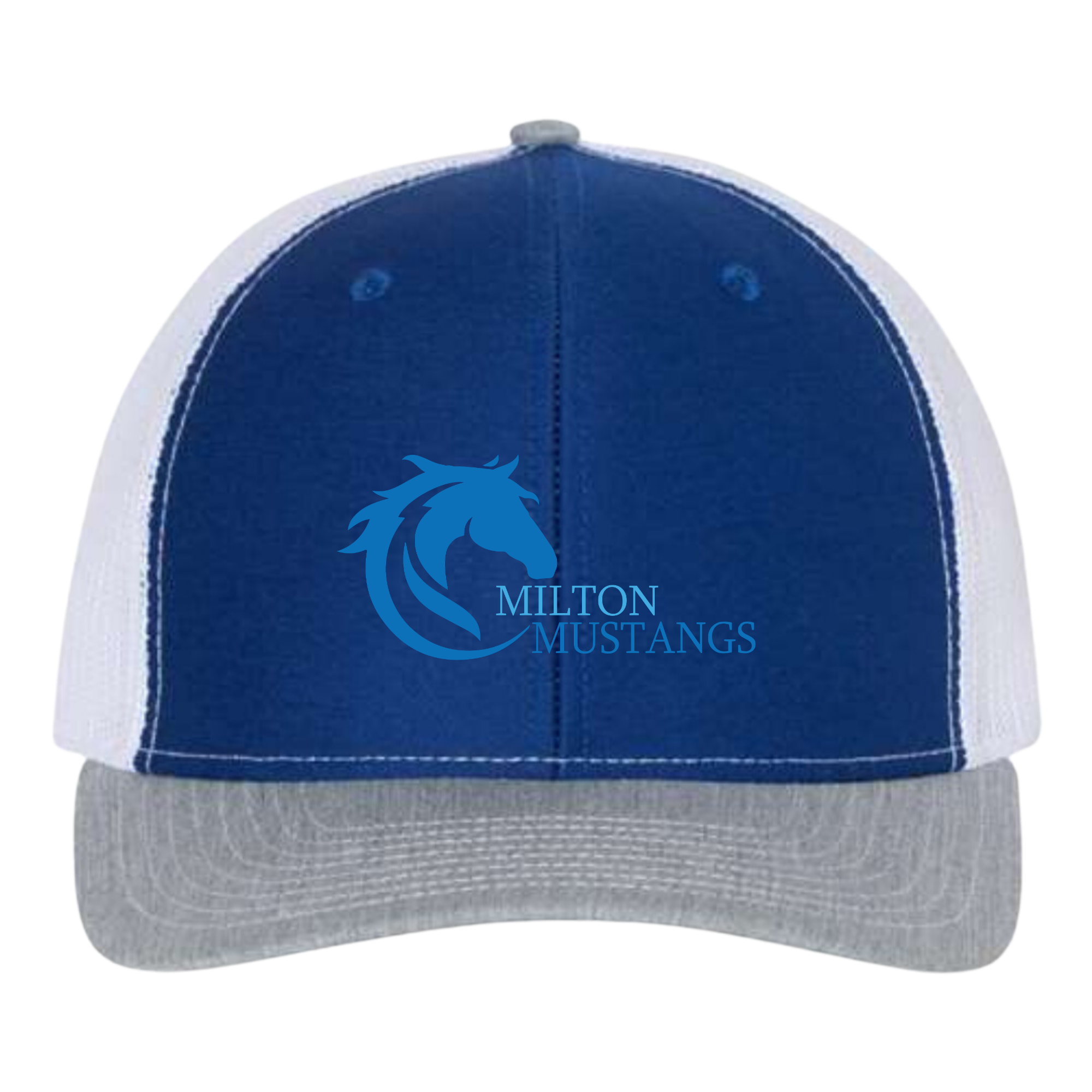 Richardson 112 Snap Back Hat (Customized) - Milton Mustangs