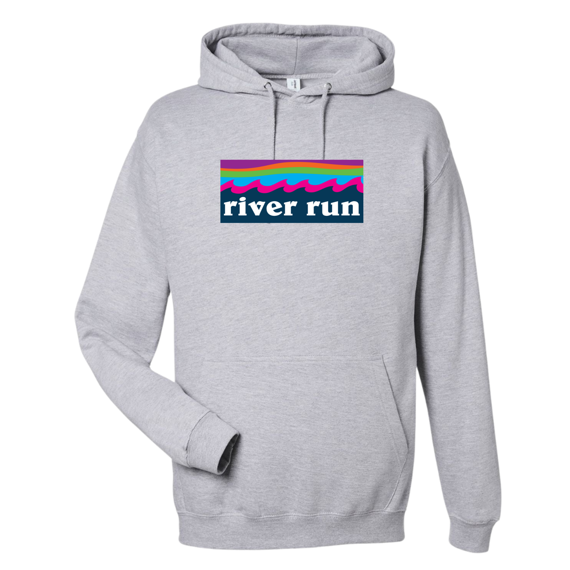 Medium Weight Unisex Hooded Sweatshirt (Customized) - River Run
