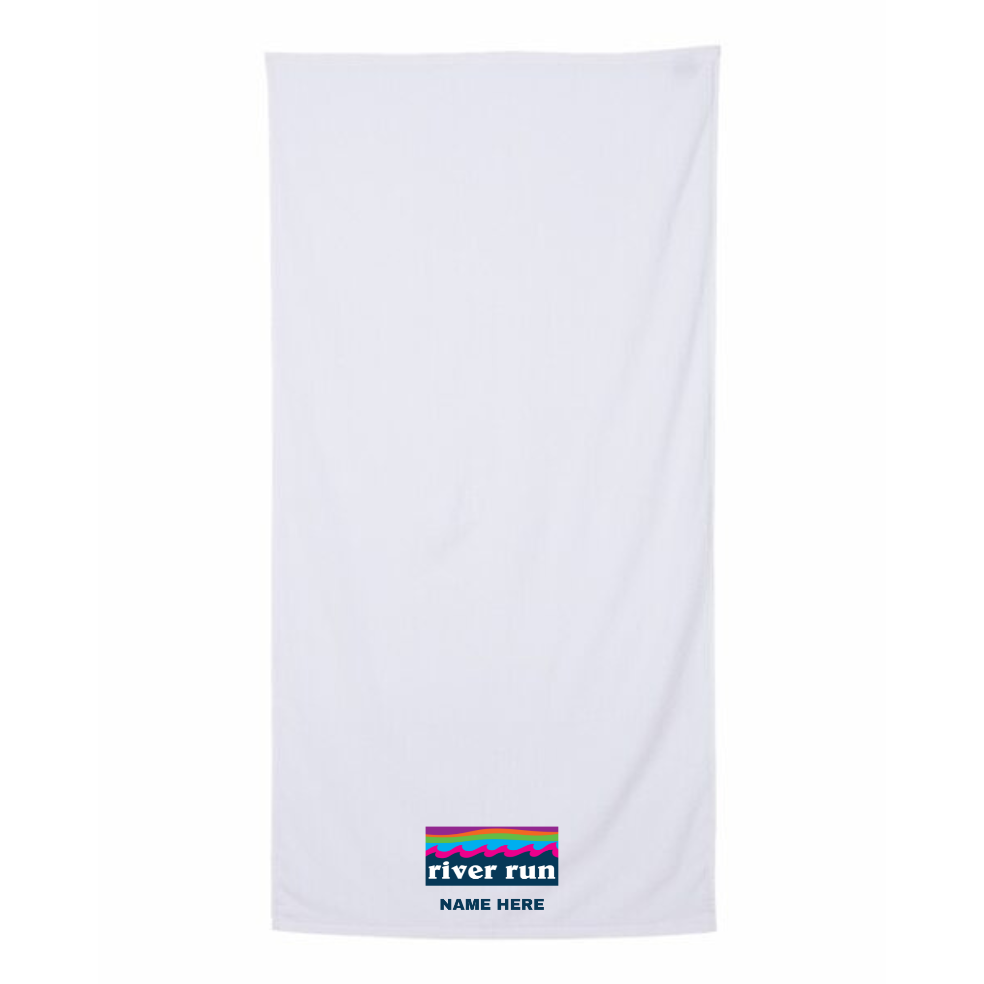 34" x 70" Velour Towel (Customized) - River Run