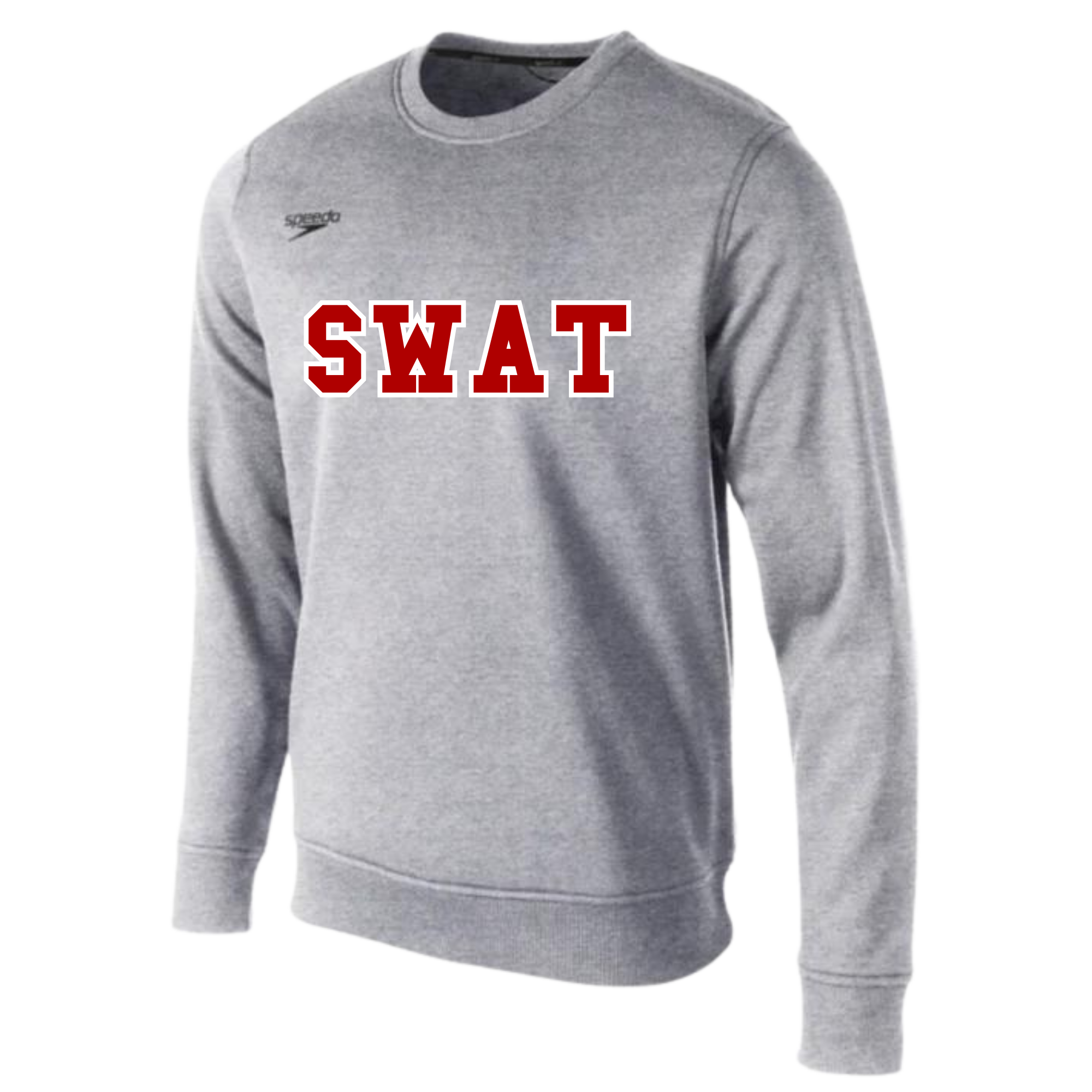 Speedo Fleece Crew Neck Letter Appliquè (Customized) - Swim Atlanta