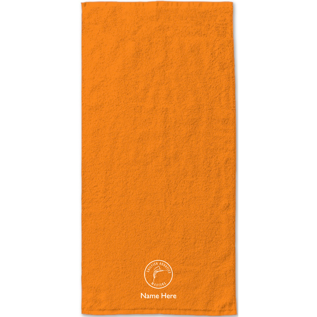 34" x 70" Velour Towel (Embroidered) - Sailfish Masters