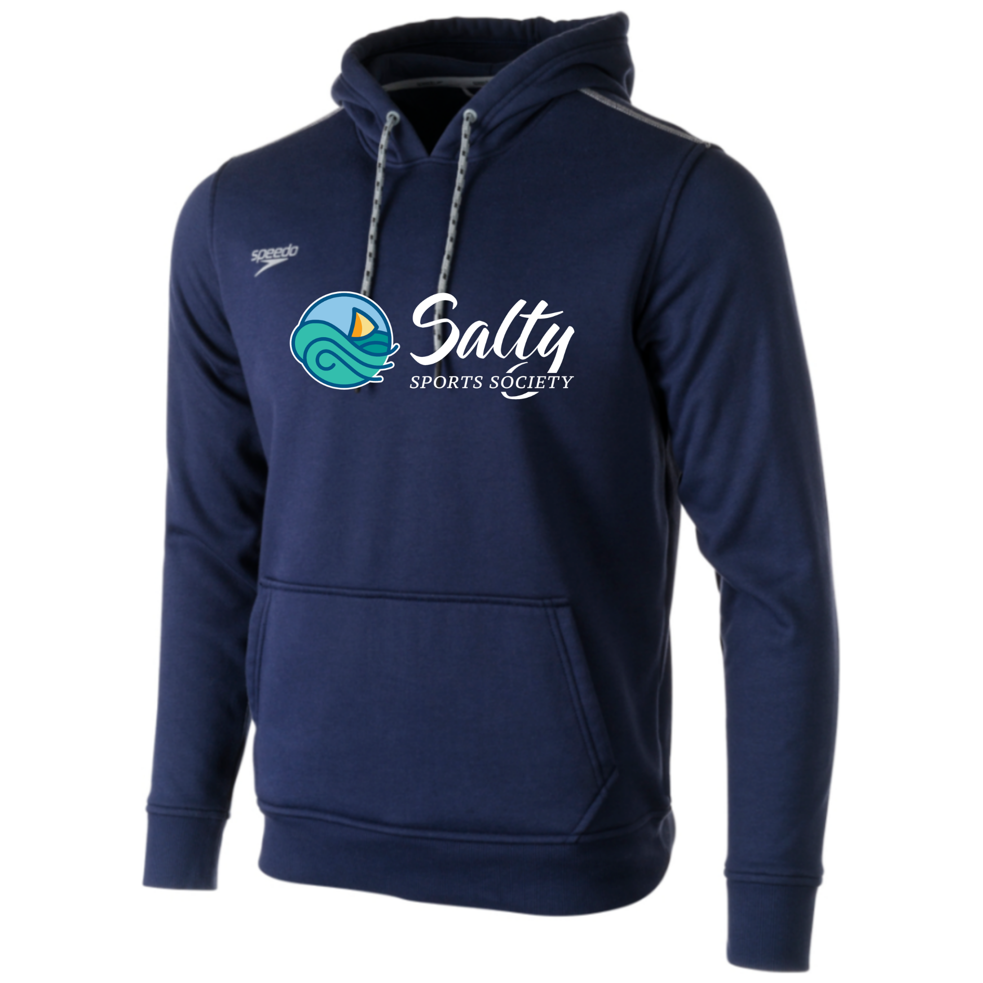Speedo Unisex Hooded Sweatshirt (Customized) - Salty Sports Society - Full Front Logo