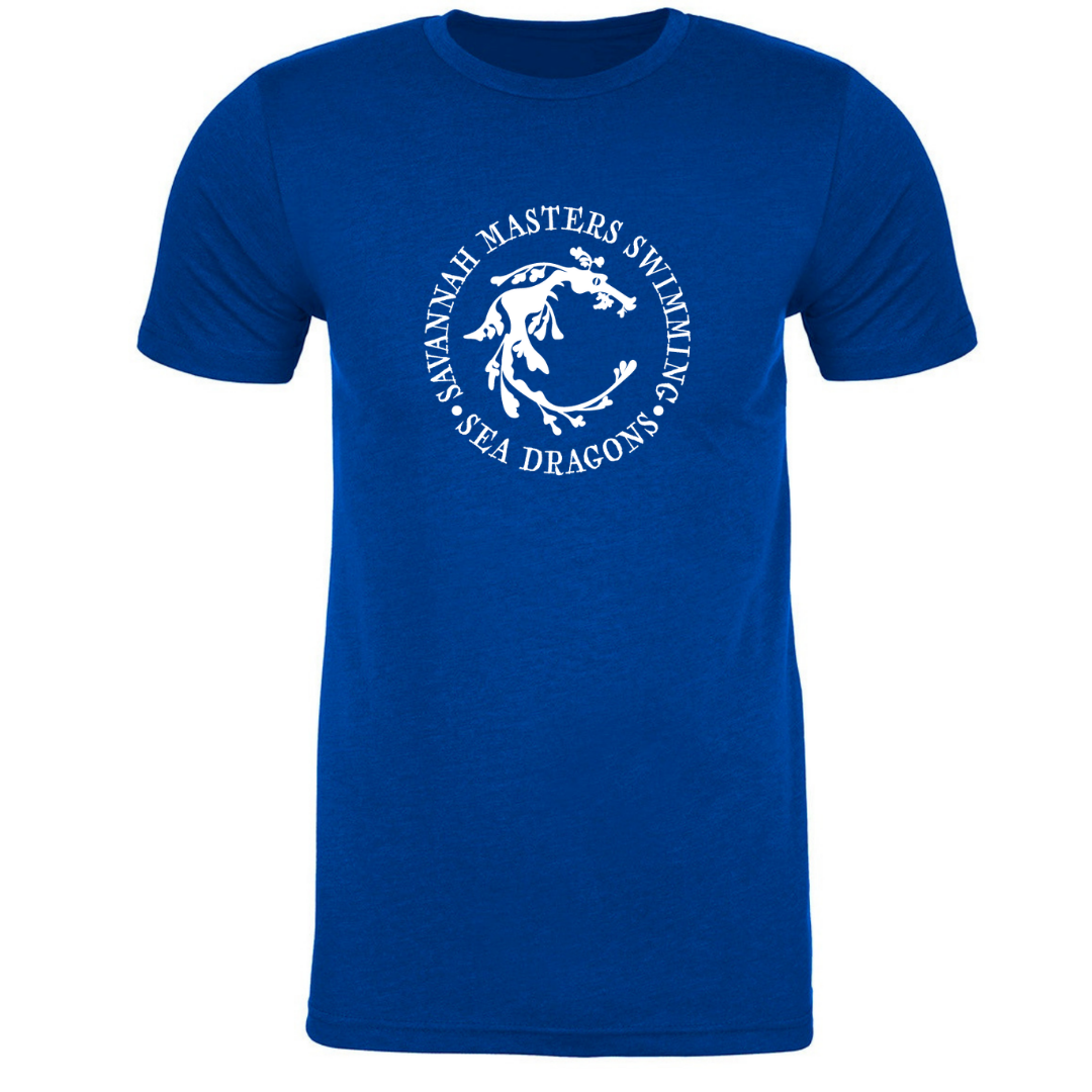 Royal Short Sleeve T-Shirt with White Logo (Customized) - Savannah Masters