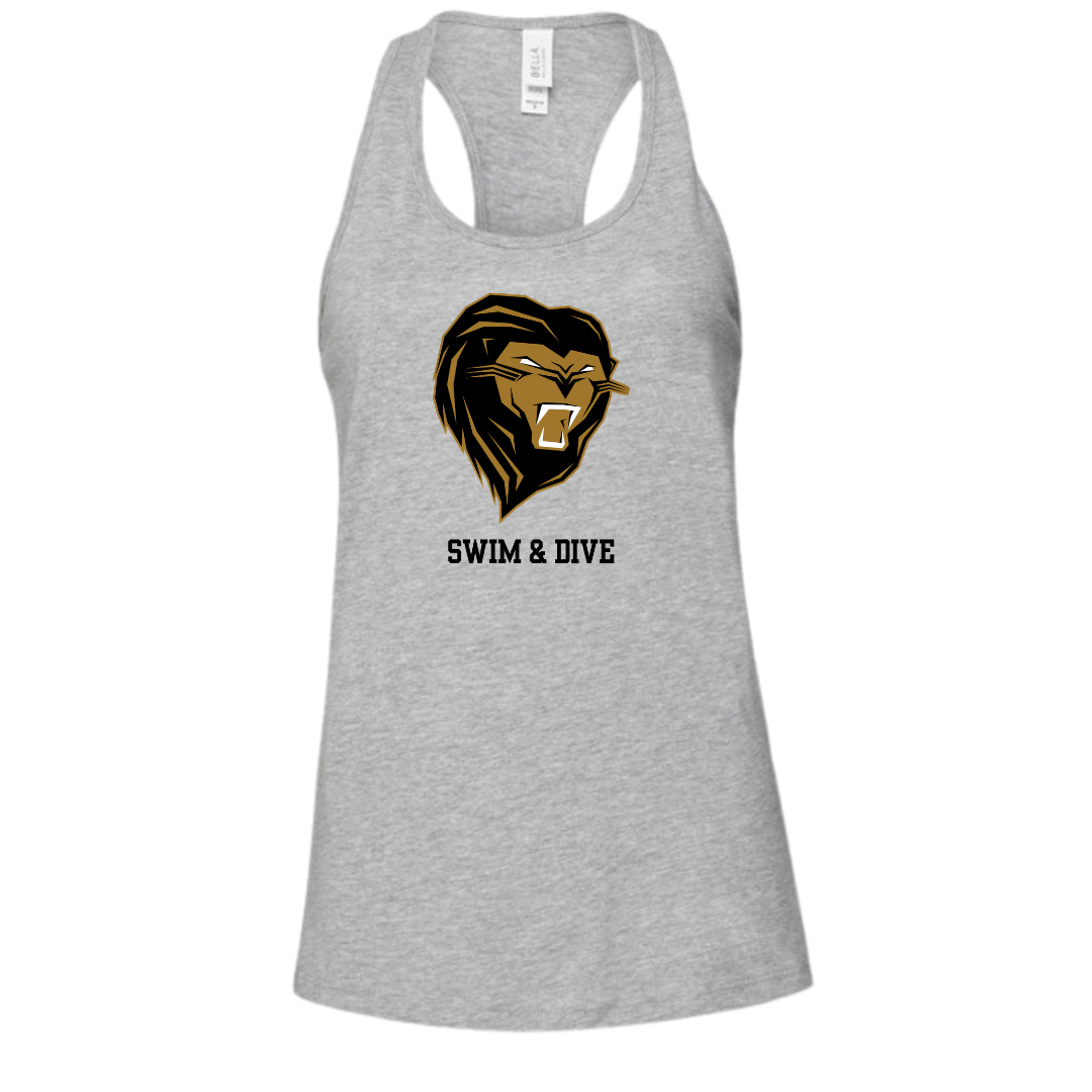 Ladies' Racerback Tank (Customized) - Shelby High School