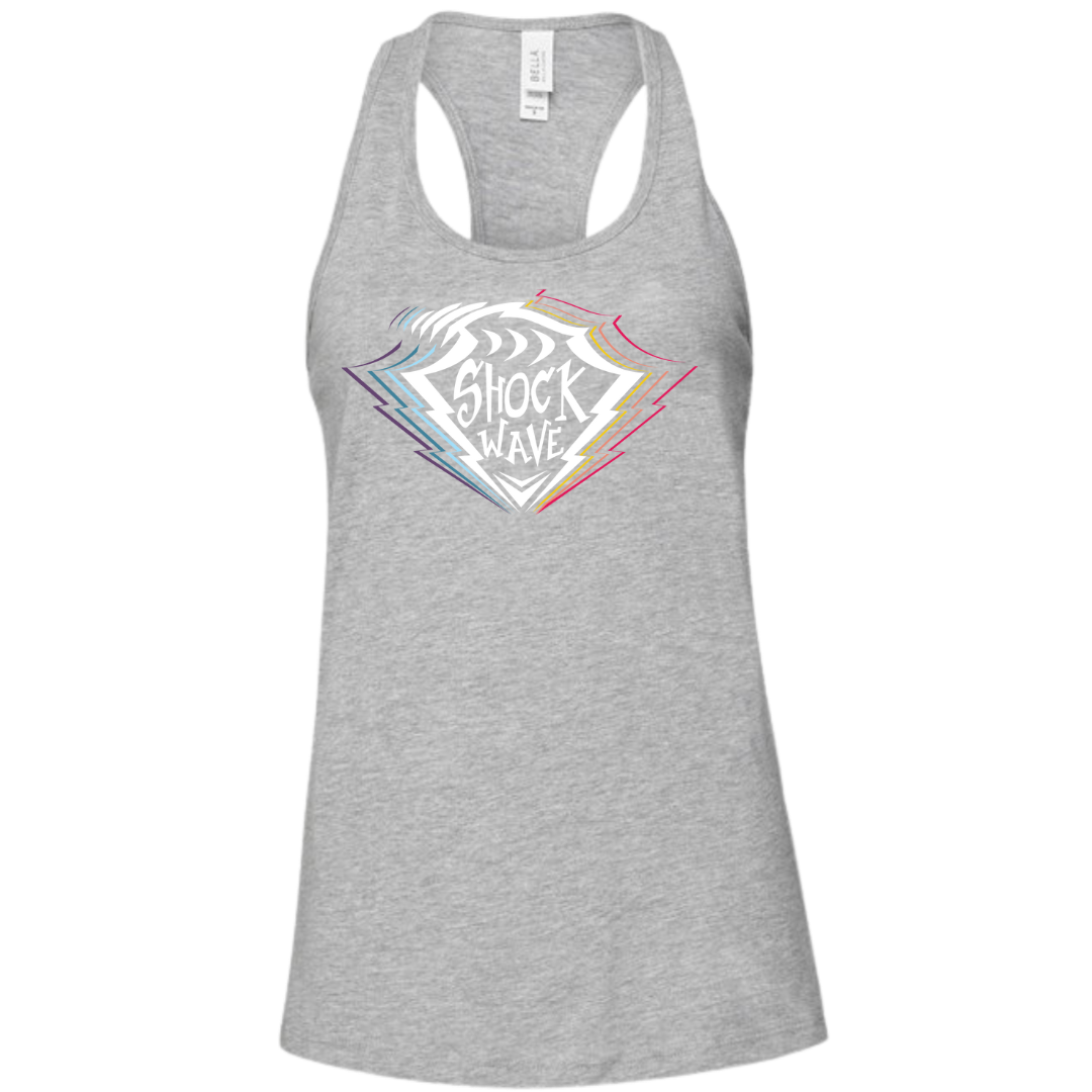 Ladies' Racerback Flowy Tank Classic Logo (Customized) - Shockwave
