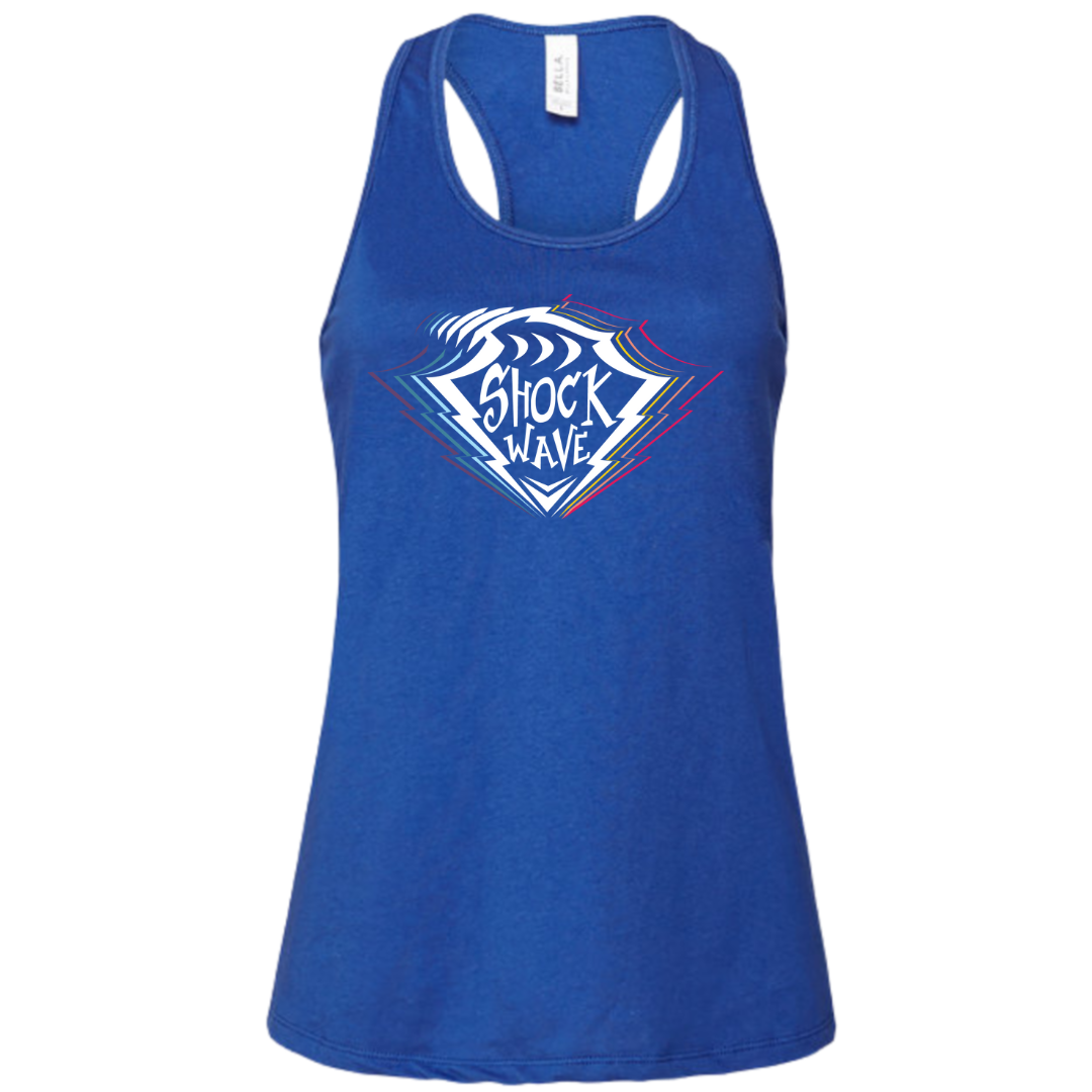 Ladies' Racerback Flowy Tank Classic Logo (Customized) - Shockwave
