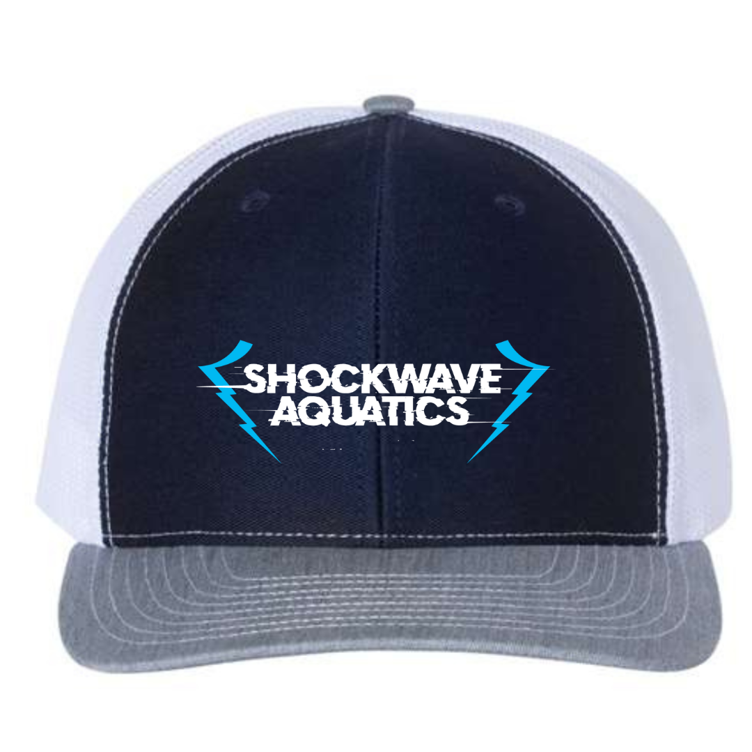 Richardson 112 Snapback Hat Text Logo (Customized) - Shockwave