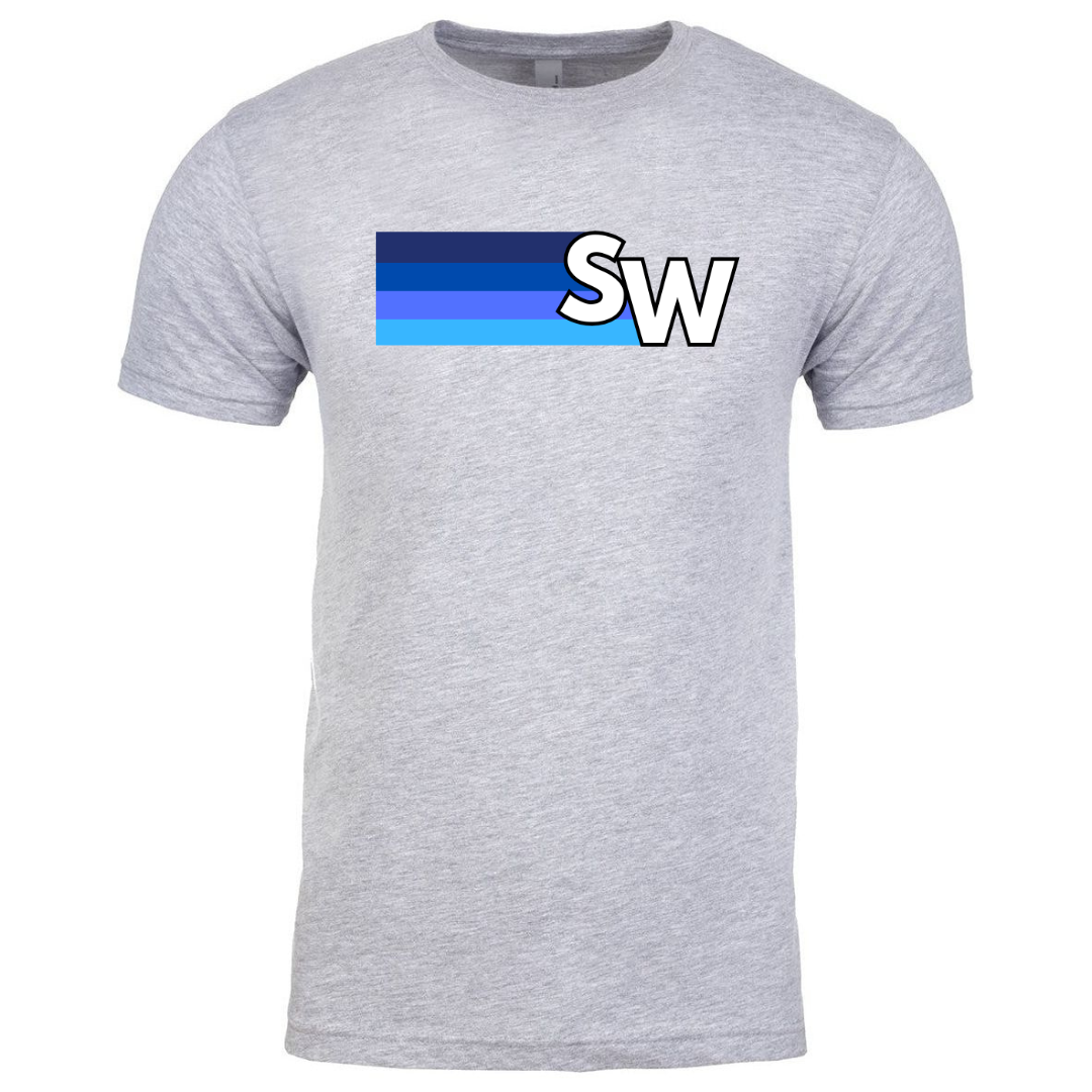 Team T-Shirt Stripe Logo (Customized) - Shockwave