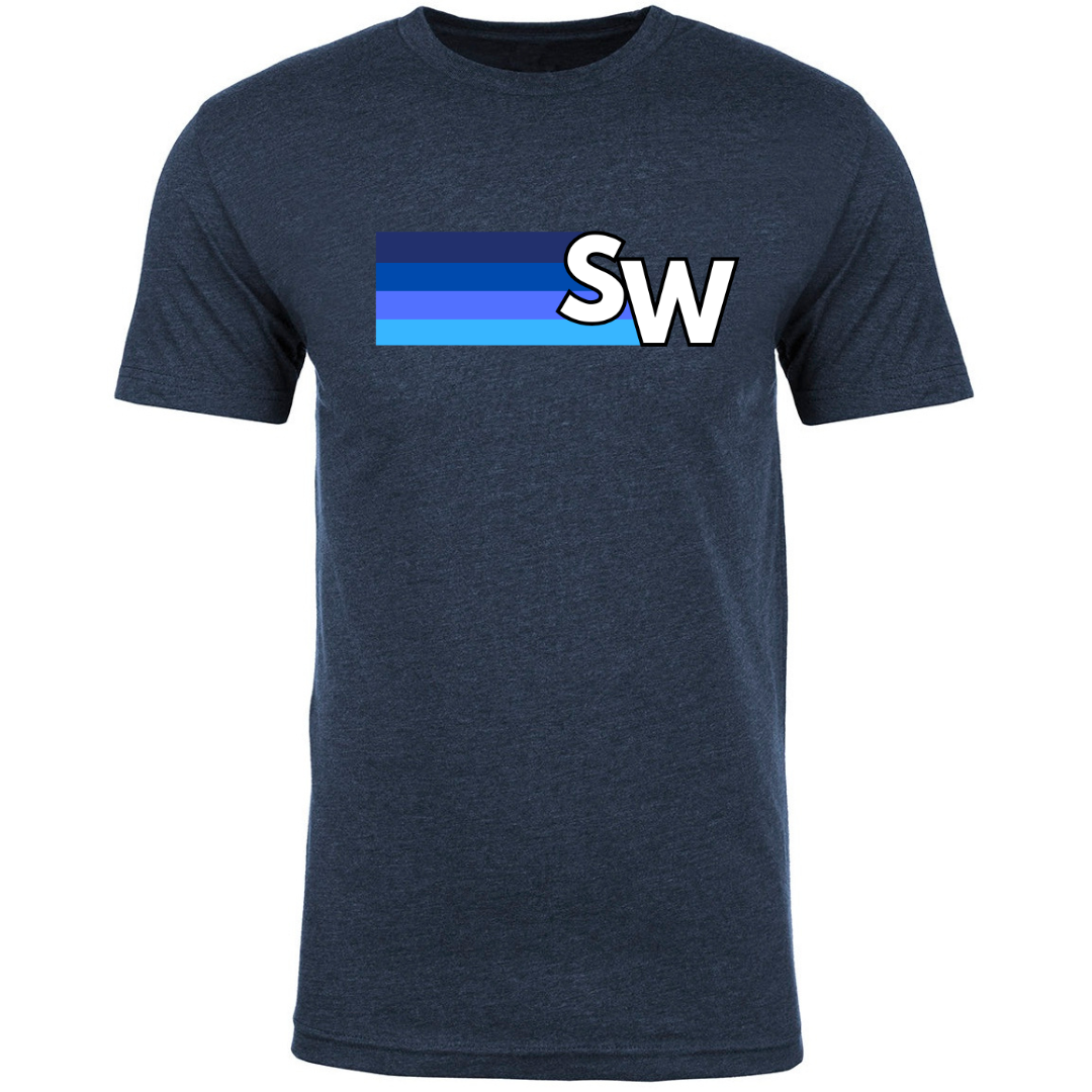 Team T-Shirt Stripe Logo (Customized) - Shockwave