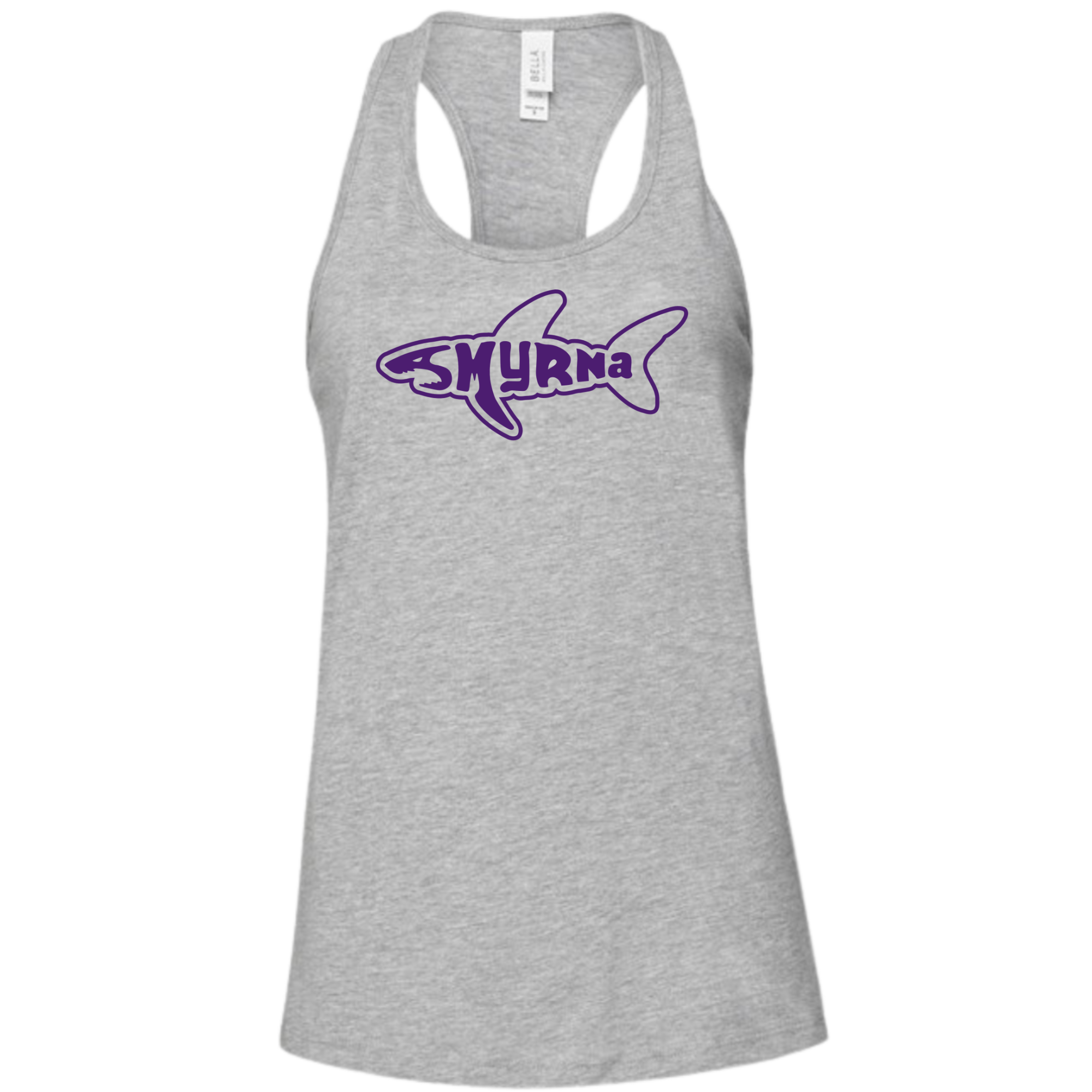Ladies' Racerback Flowy Tank (Customized) - Smyrna Sharks
