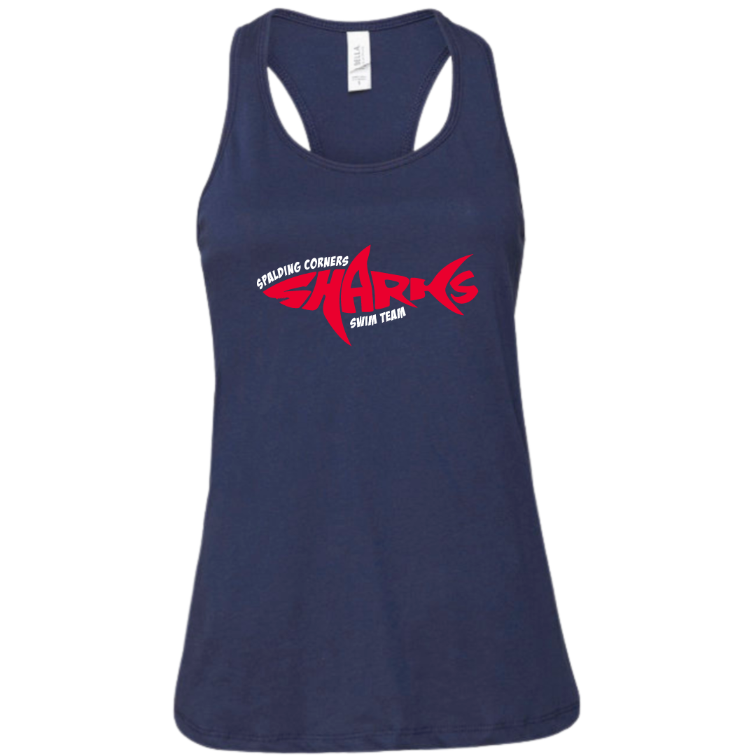Ladies' Racerback Flowy Tank (Customized) - Spalding Corners