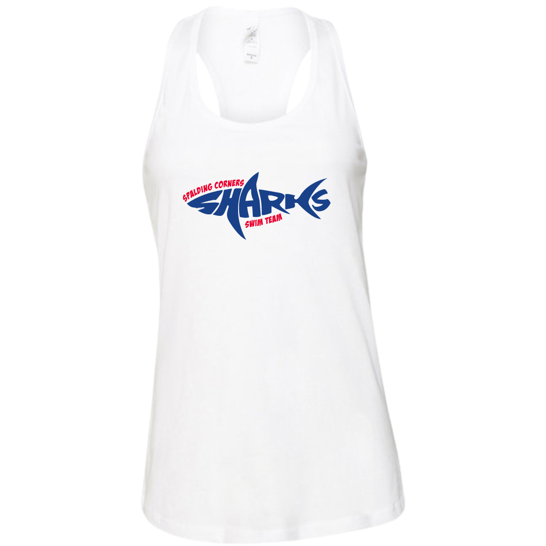 Ladies' Racerback Flowy Tank (Customized) - Spalding Corners