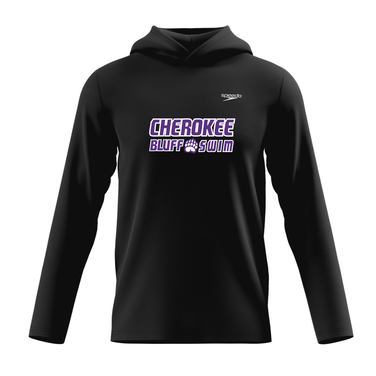 Speedo Unisex Lightweight Jersey Hoodie (Customized) - Cherokee Bluff