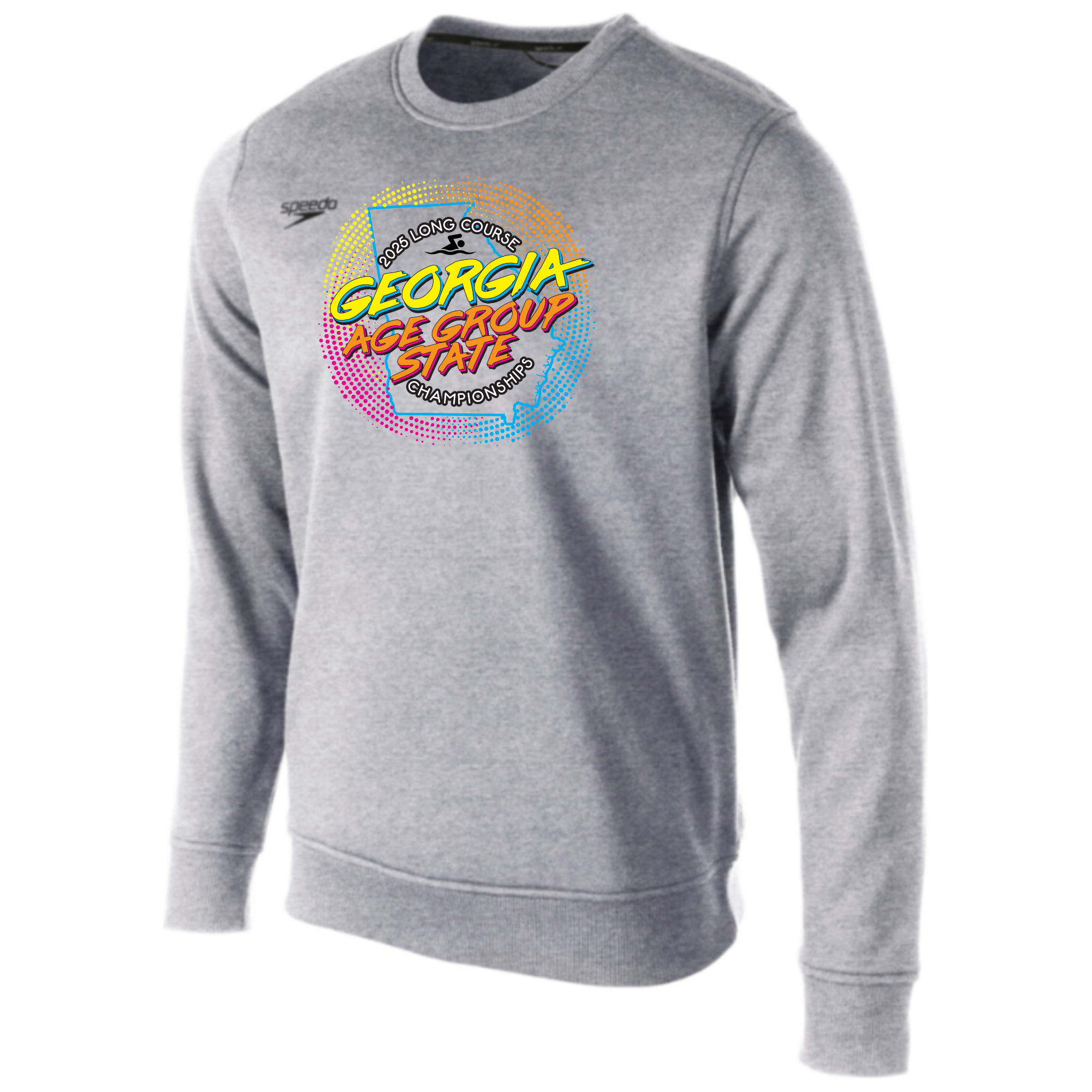 Speedo Fleece Crew Neck Sweatshirt (Customized) - LC Age Group State