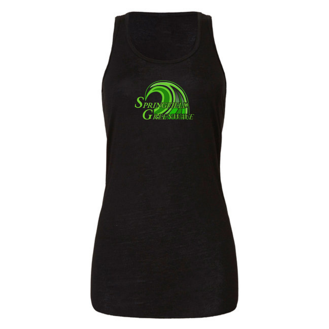Ladies Racerback Flowy Tank (Customoized) - Springfield Greenwave