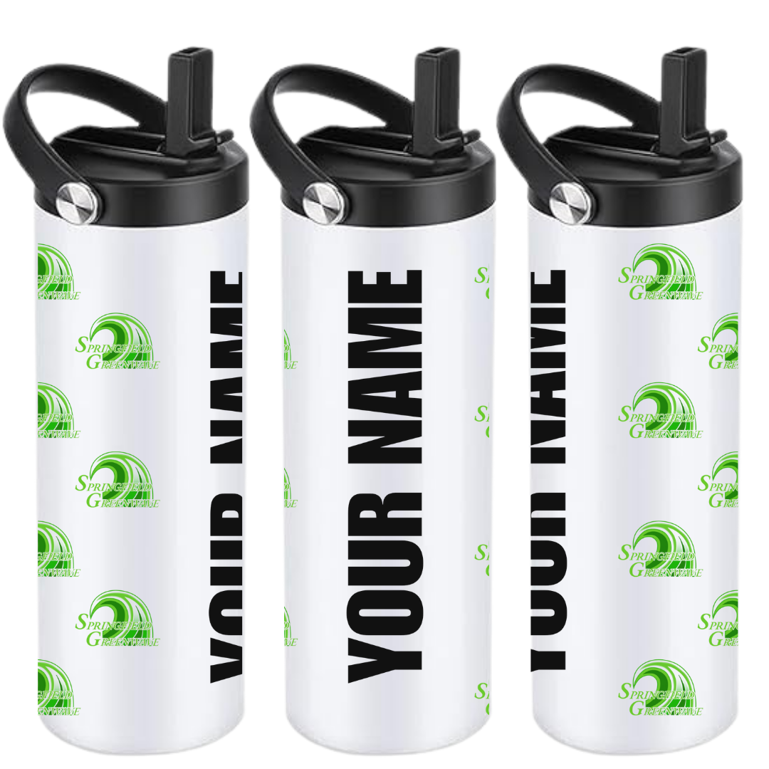 Personalized Insulated Sports Bottle 20oz (Customized) - Springfield Greenwave