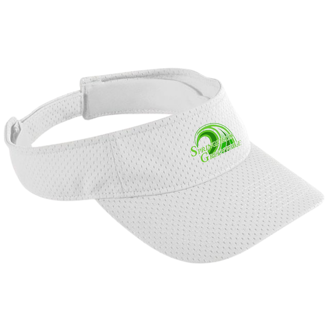 Athletic Mesh Visor (Customized) - Springfield Greenwave