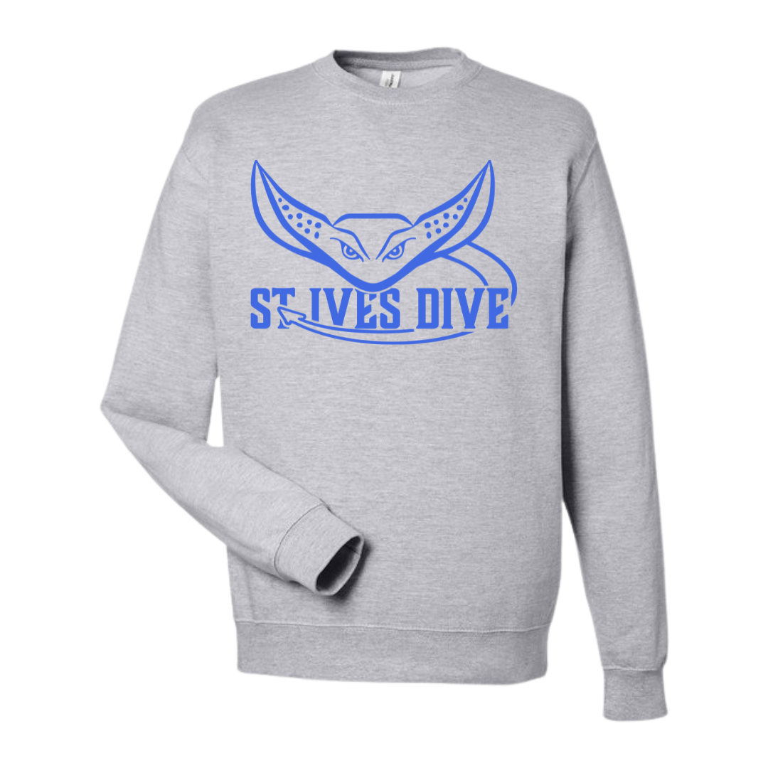 Medium Weight Unisex Crew Neck Sweatshirt (Customized) - St Ives Dive