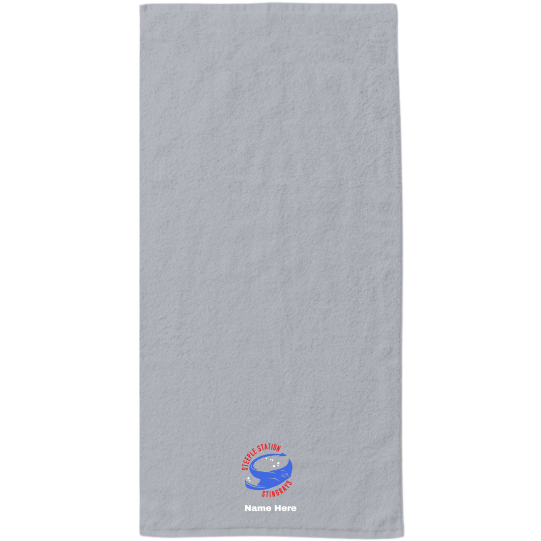 34" x 70" Velour Towel (Customized) - Steeple Station