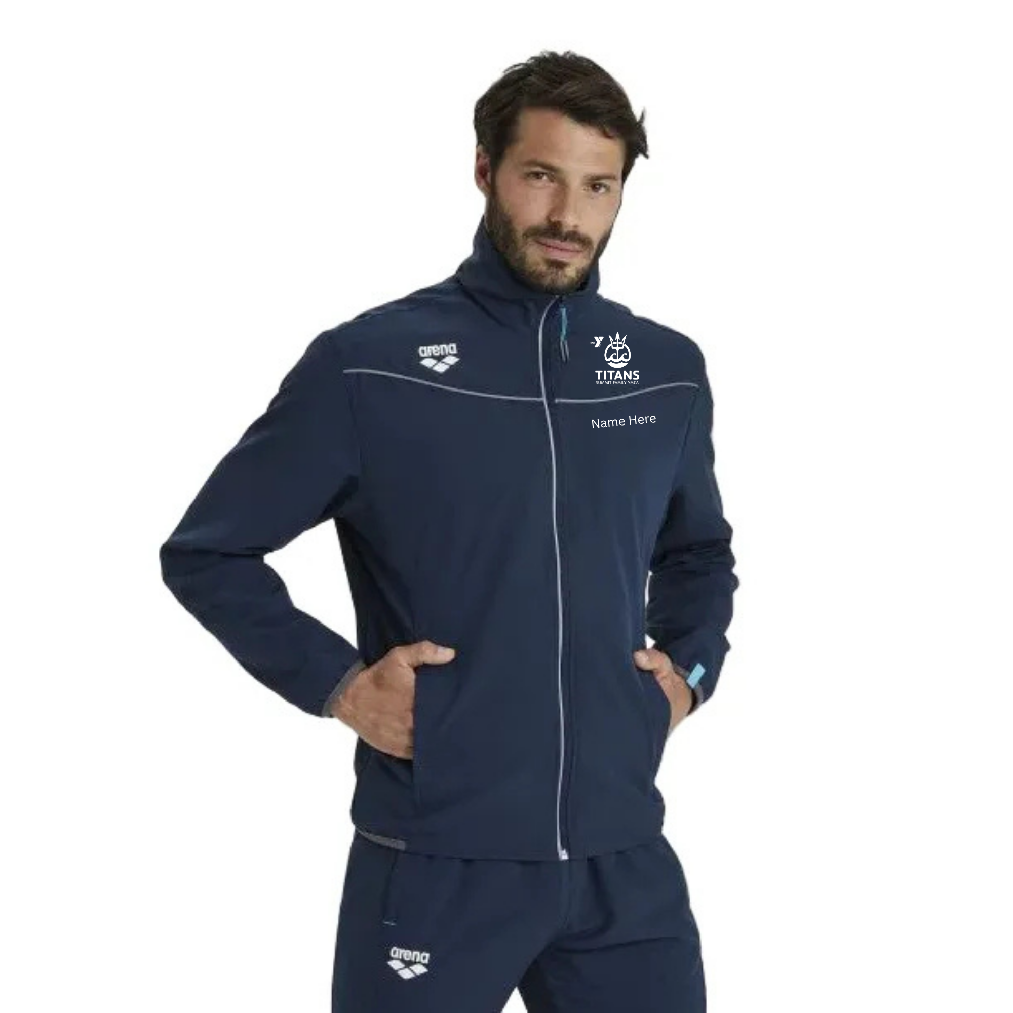 Arena Unisex Team Panel Jacket (Embroidered) - Summit