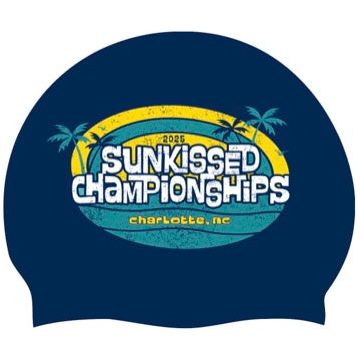 2025 Sunkissed Silicone Swim Cap