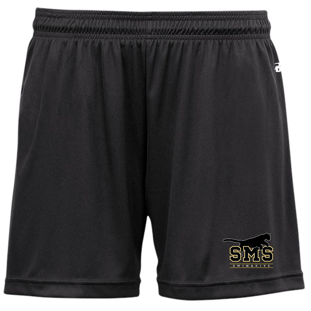 Unisex B-Core 5" Pocketed Shorts (Customized) - Sutton Middle