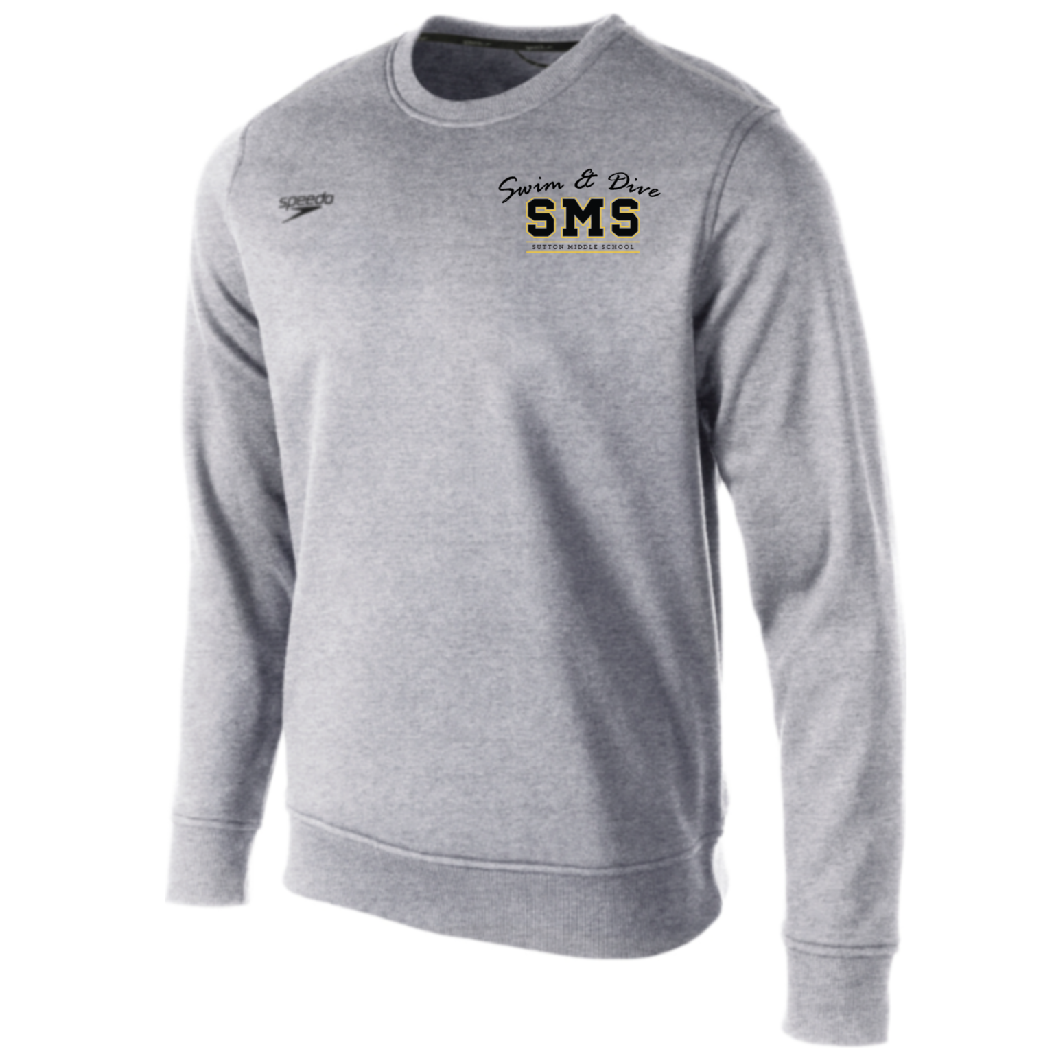 Speedo Fleece Crew Neck Sweatshirt (Customized) - Sutton Middle
