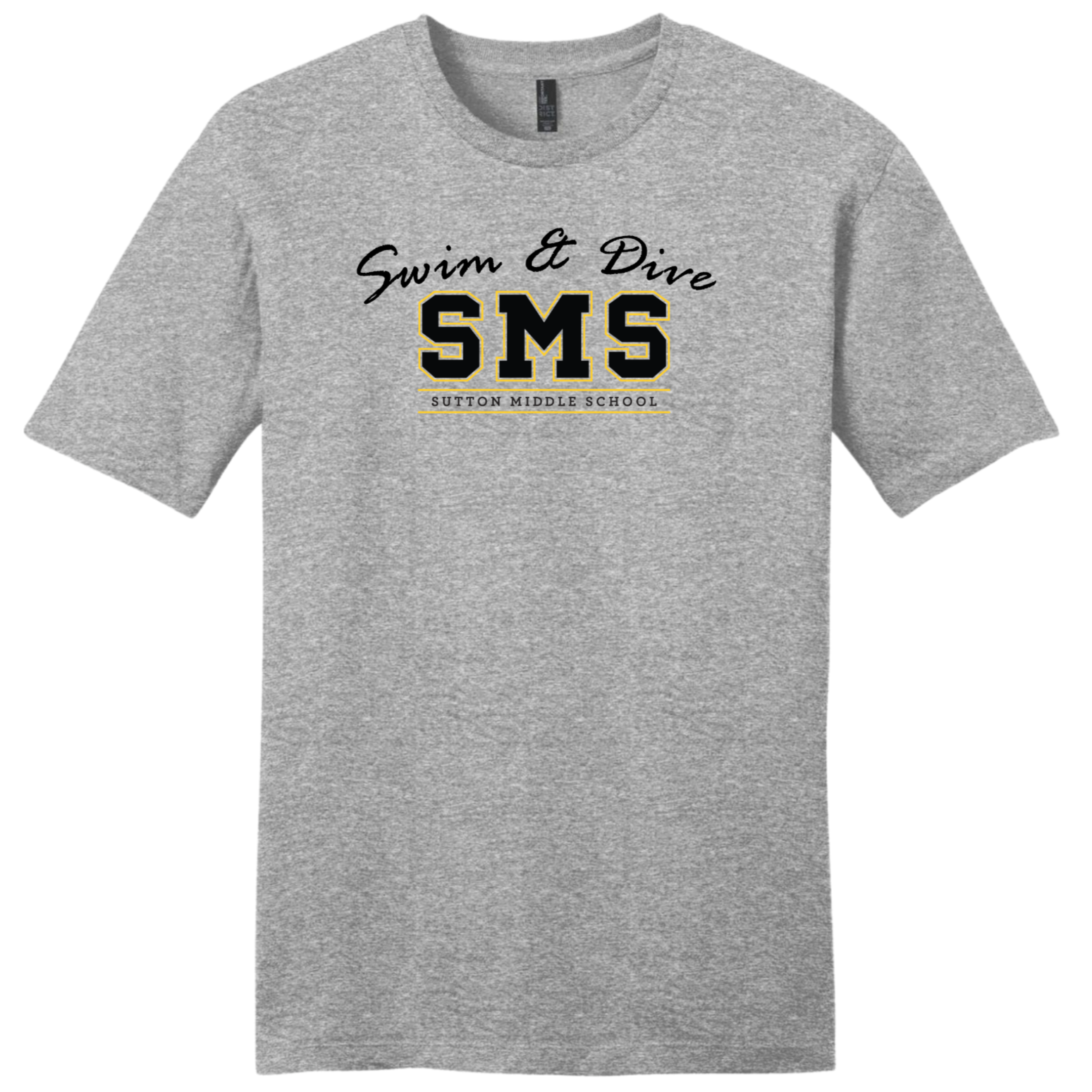 Short Sleeve T-Shirt Text Logo (Customized) - Sutton Middle