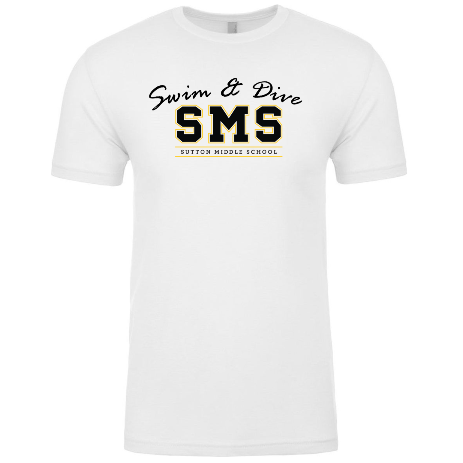 Short Sleeve T-Shirt Text Logo (Customized) - Sutton Middle