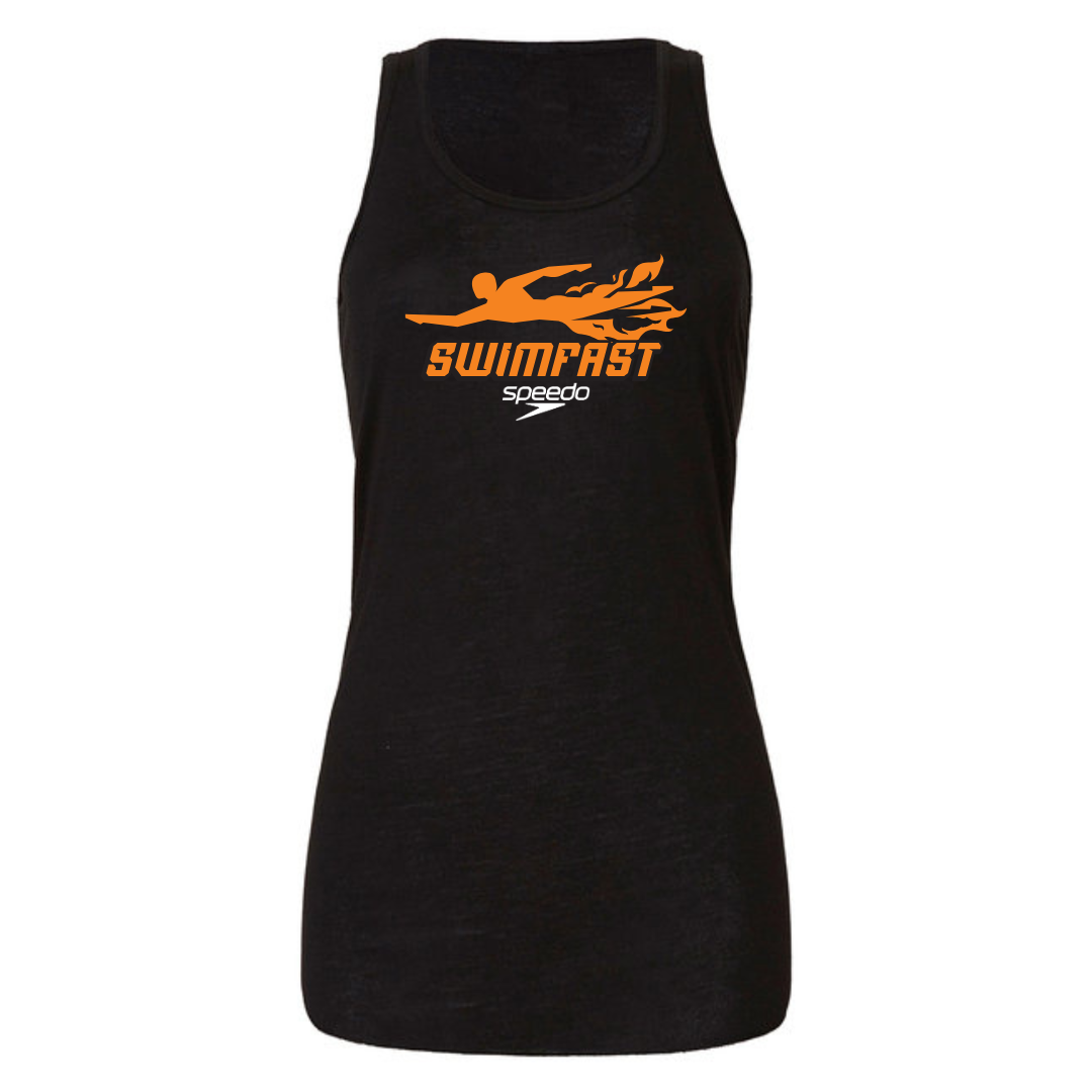 Ladies Racerback Flowy Tank (Customoized) - SwimFast
