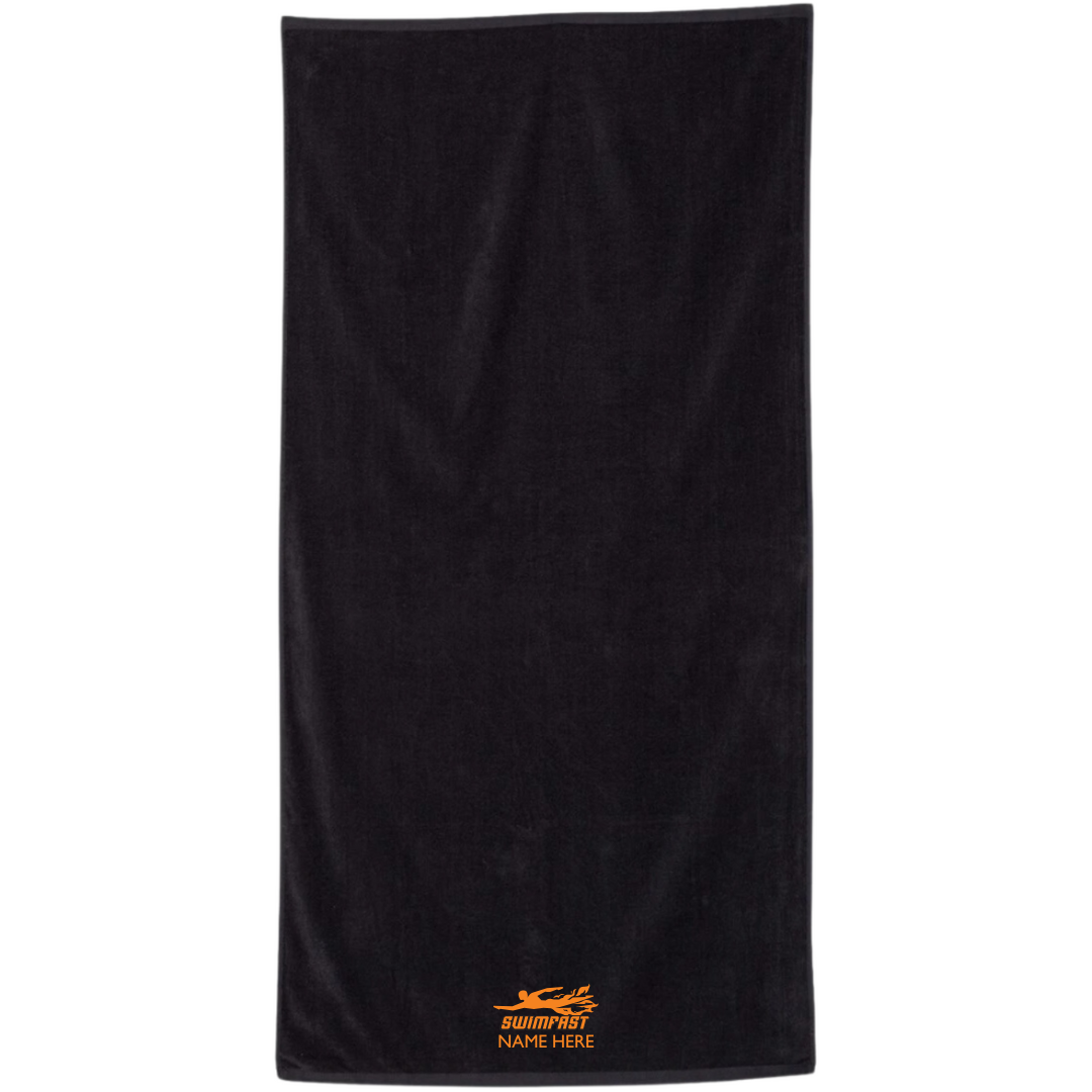 34" x 70" Velour Towel (Customized) - SwimFast