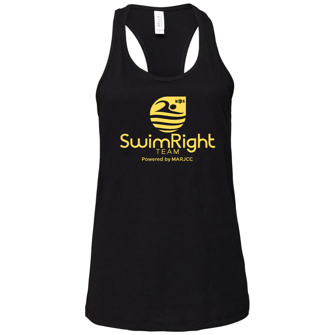 Ladies' Racerback Flowy Tank (Customized) - SwimRight Team