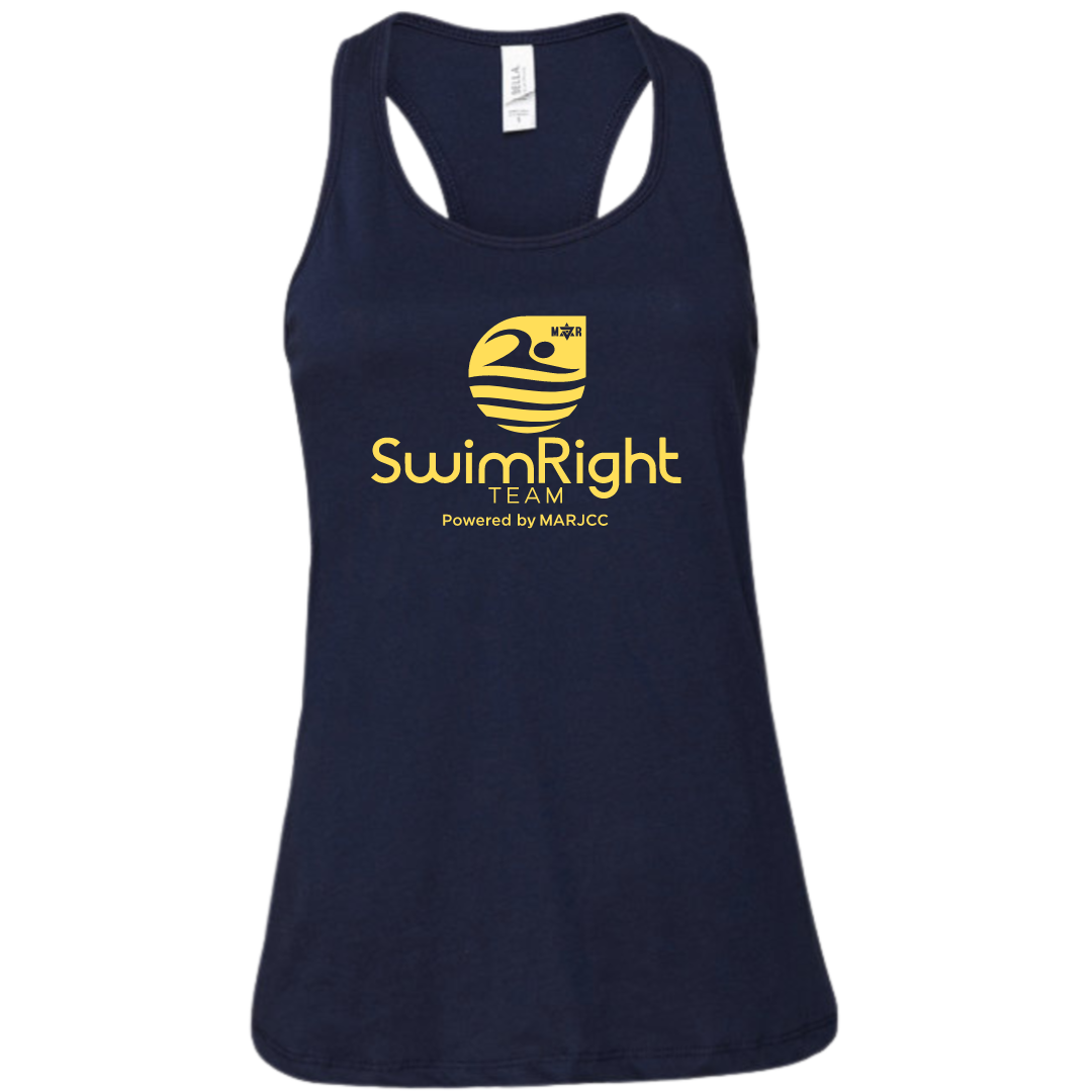 Ladies' Racerback Flowy Tank (Customized) - SwimRight Team