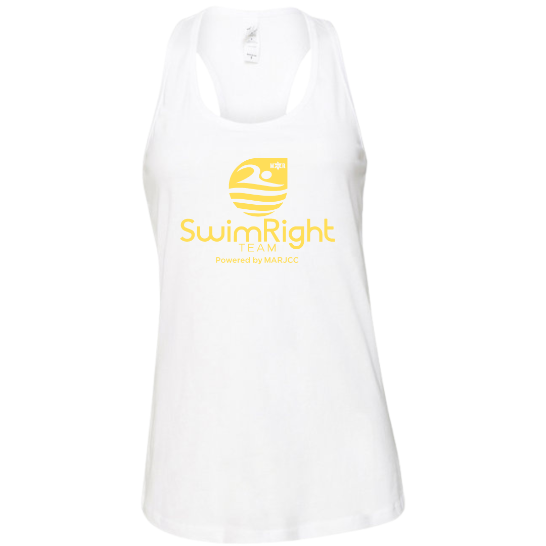 Ladies' Racerback Flowy Tank (Customized) - SwimRight Team
