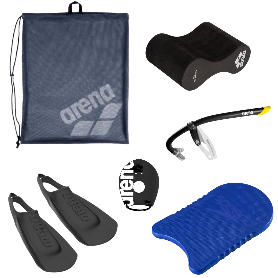 Gold Division Equipment Bundle Adult Size Fins - Team Charlotte
