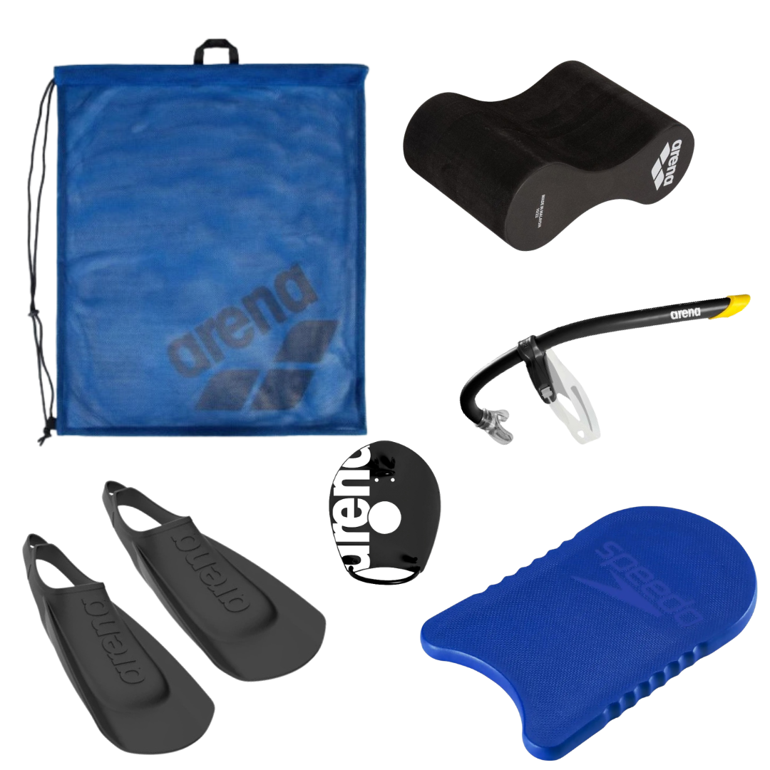 Gold Division Equipment Bundle Adult Size Fins - Team Charlotte